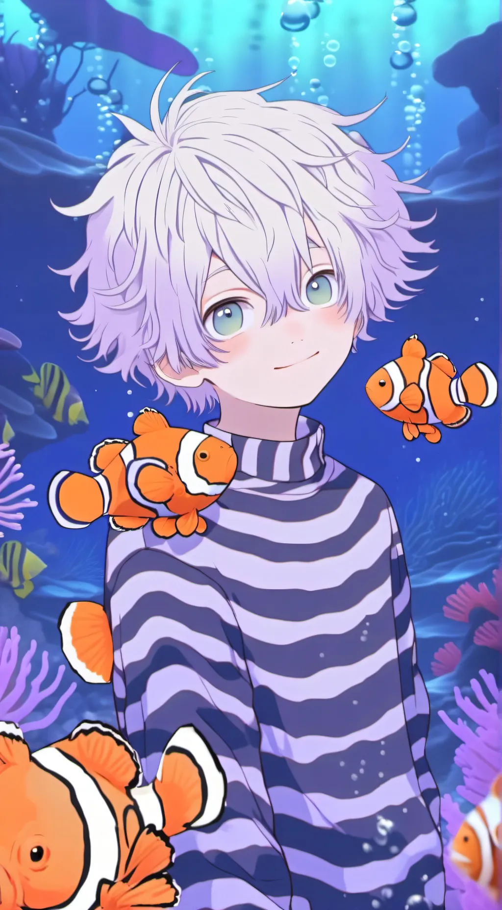 ai character: Nemo's Clownfish Spirit background
