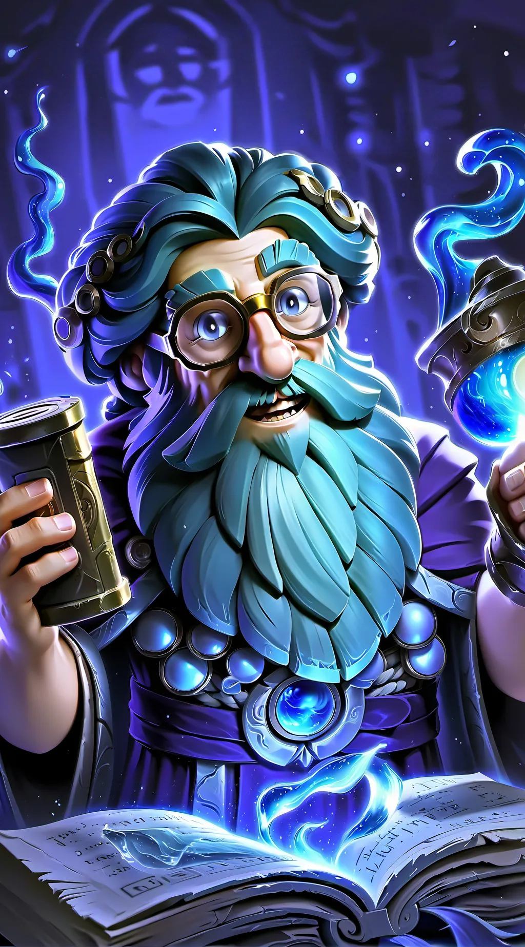 ai character: Dr. Memeitaster background