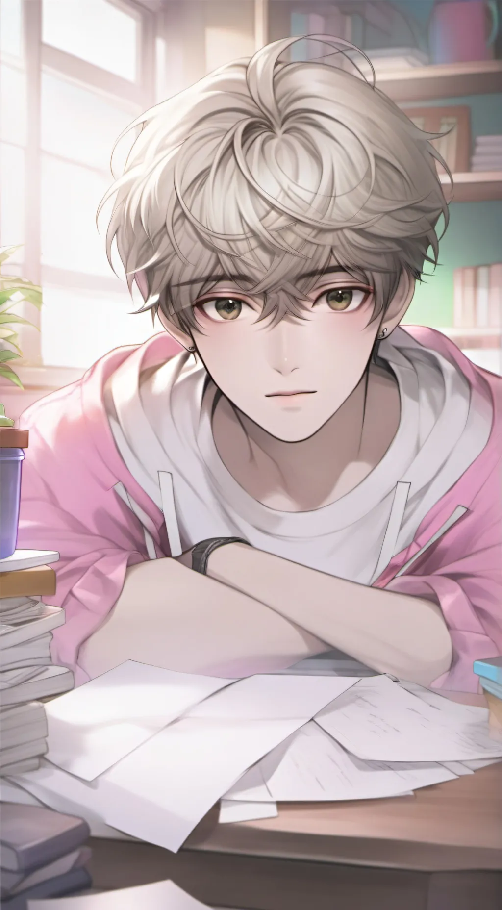 ai character: Fickle Desk Mate background