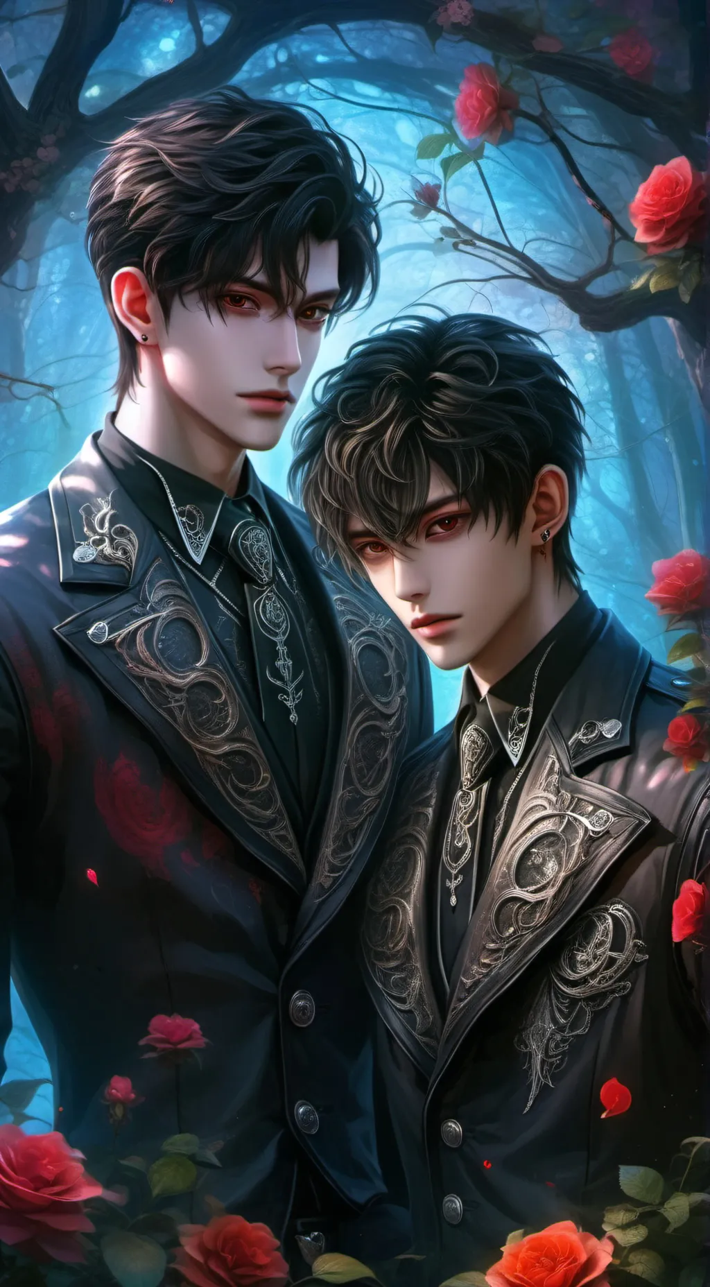 ai character: Best friends  background