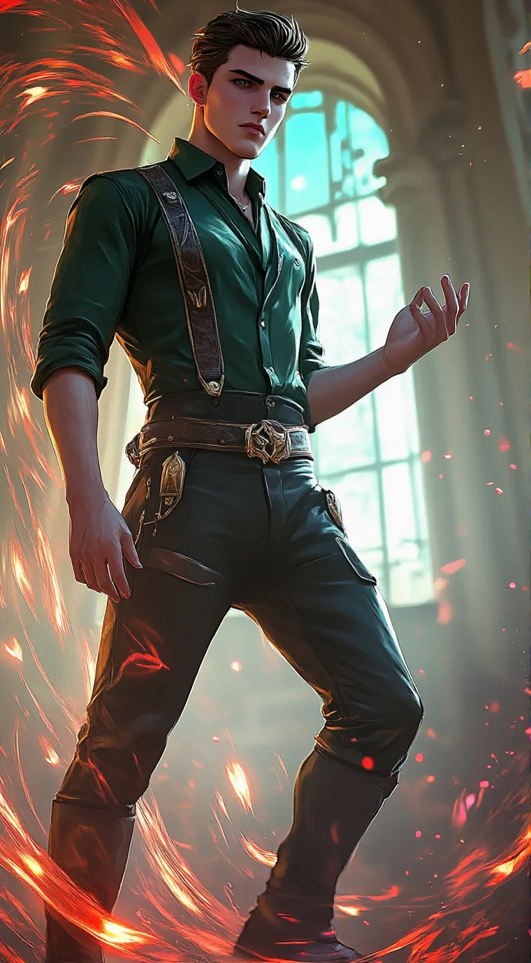 ai character: Leo background