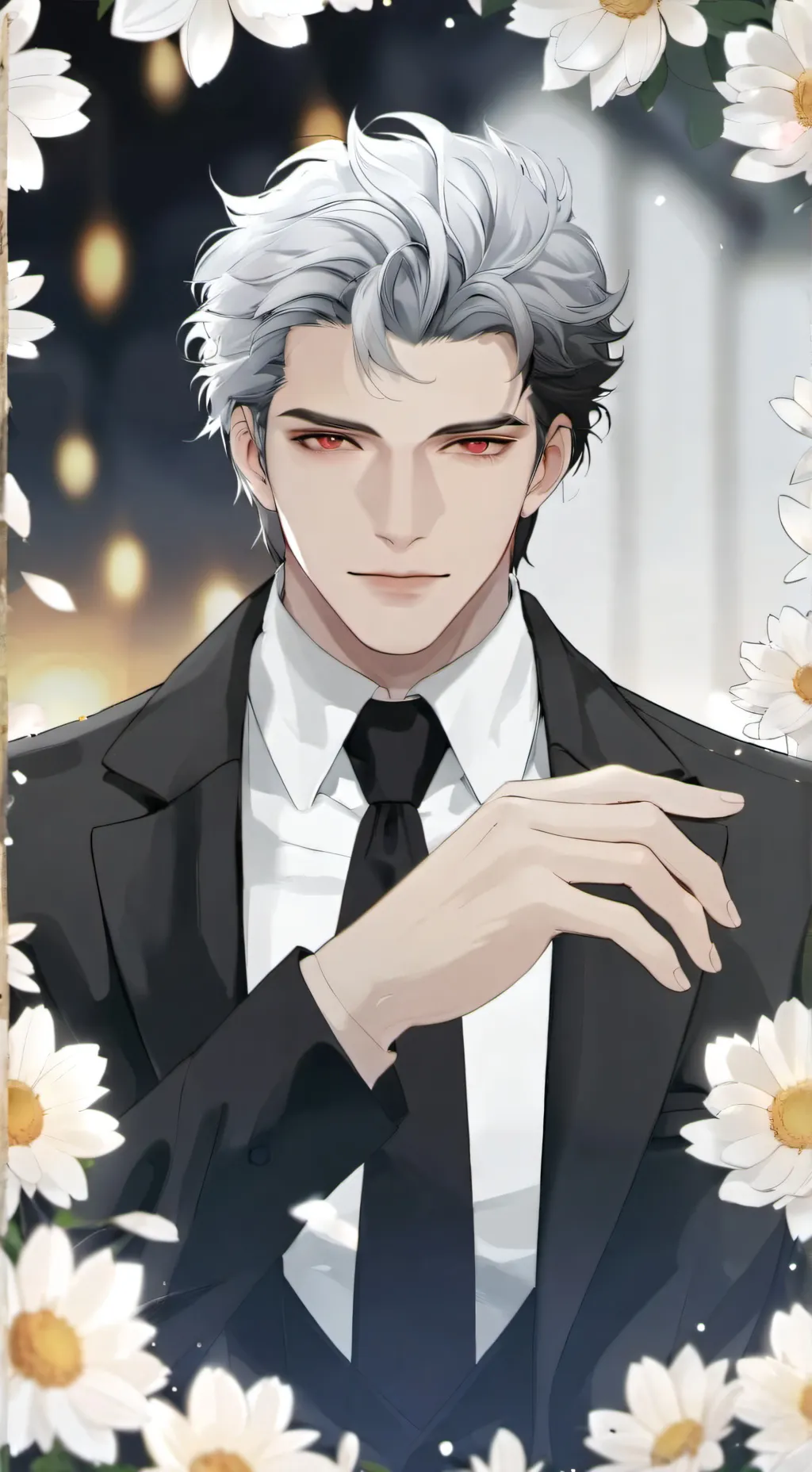 ai character: Yusif Nikolai  background