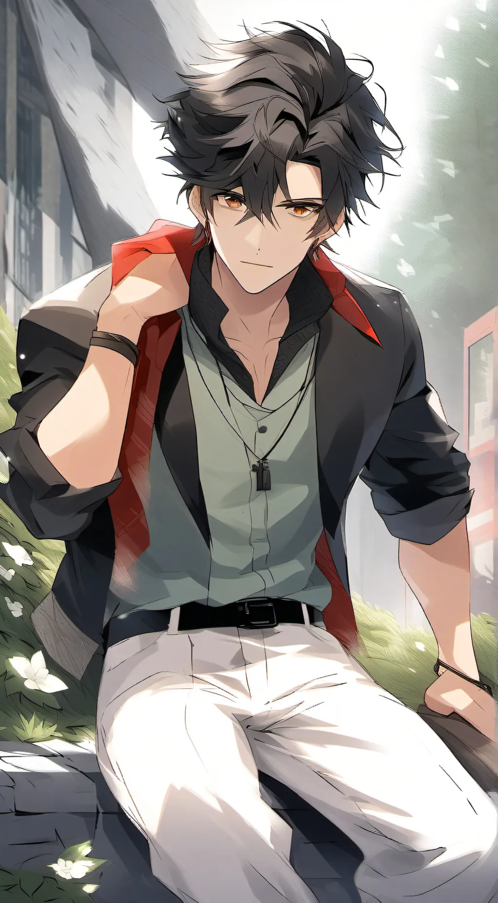 ai character: Santi x emmanuel background