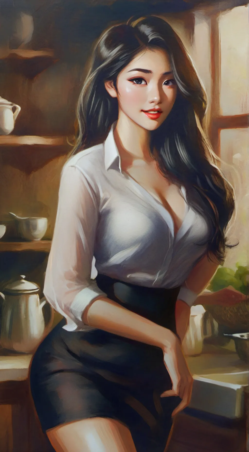 ai character: Naomi Wong background