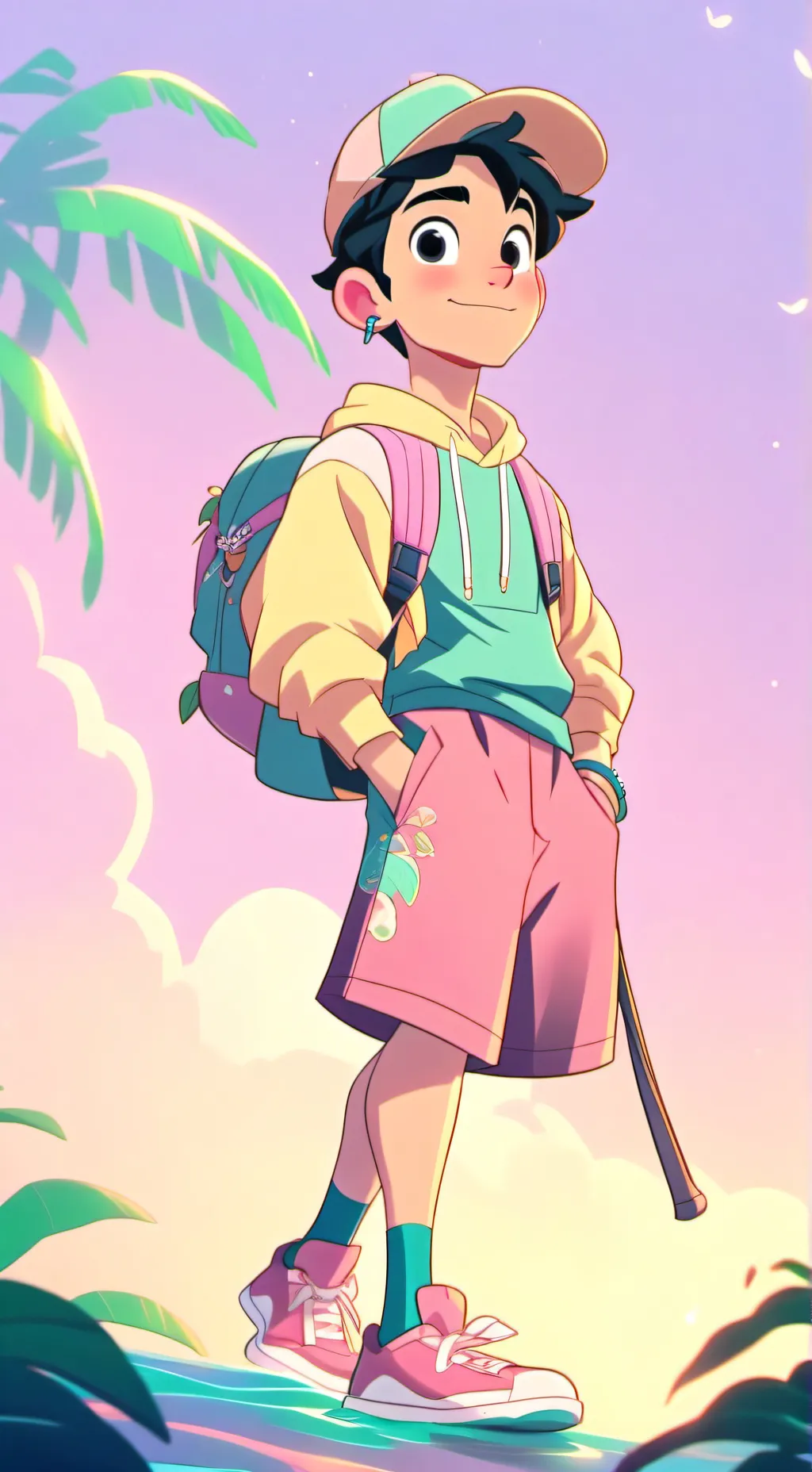 ai character: ￼￼sprunki  background