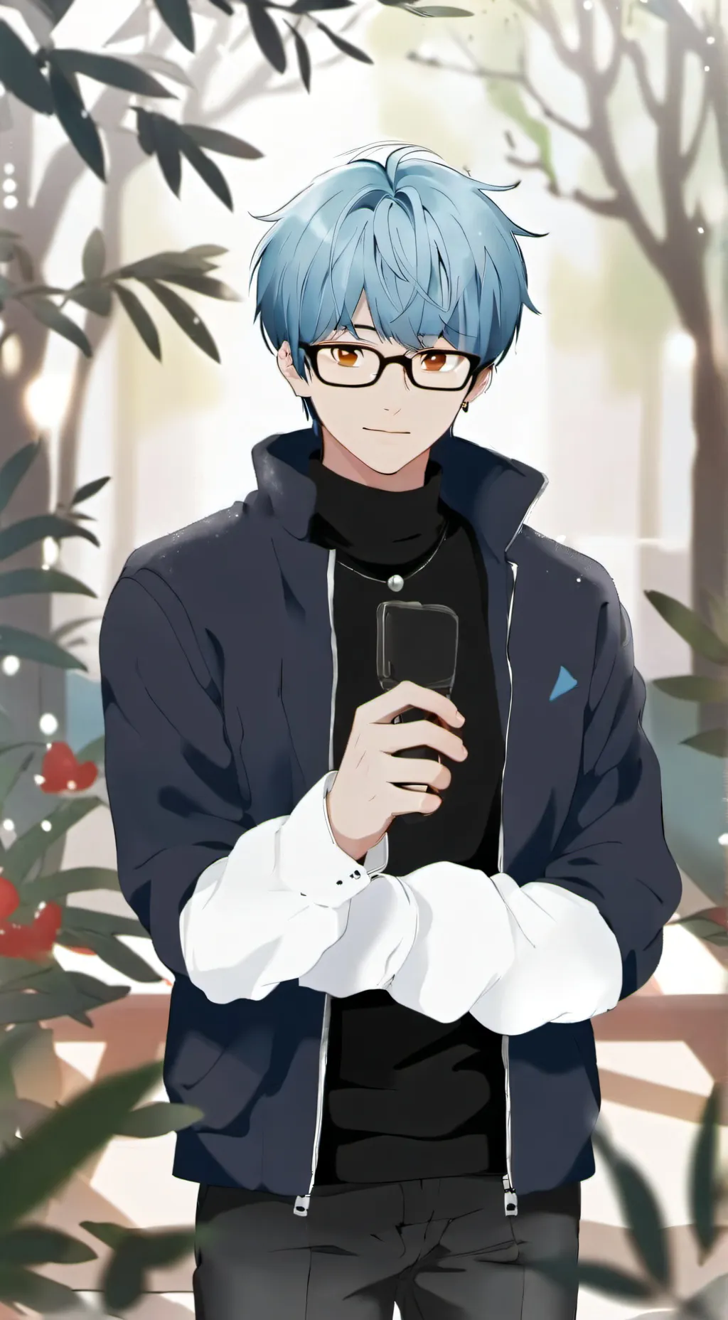 ai character: Theo background