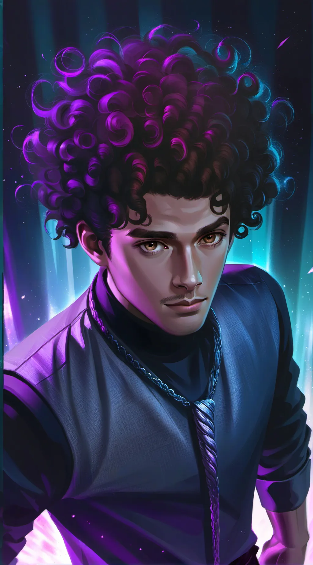 ai character: Sebastian  background