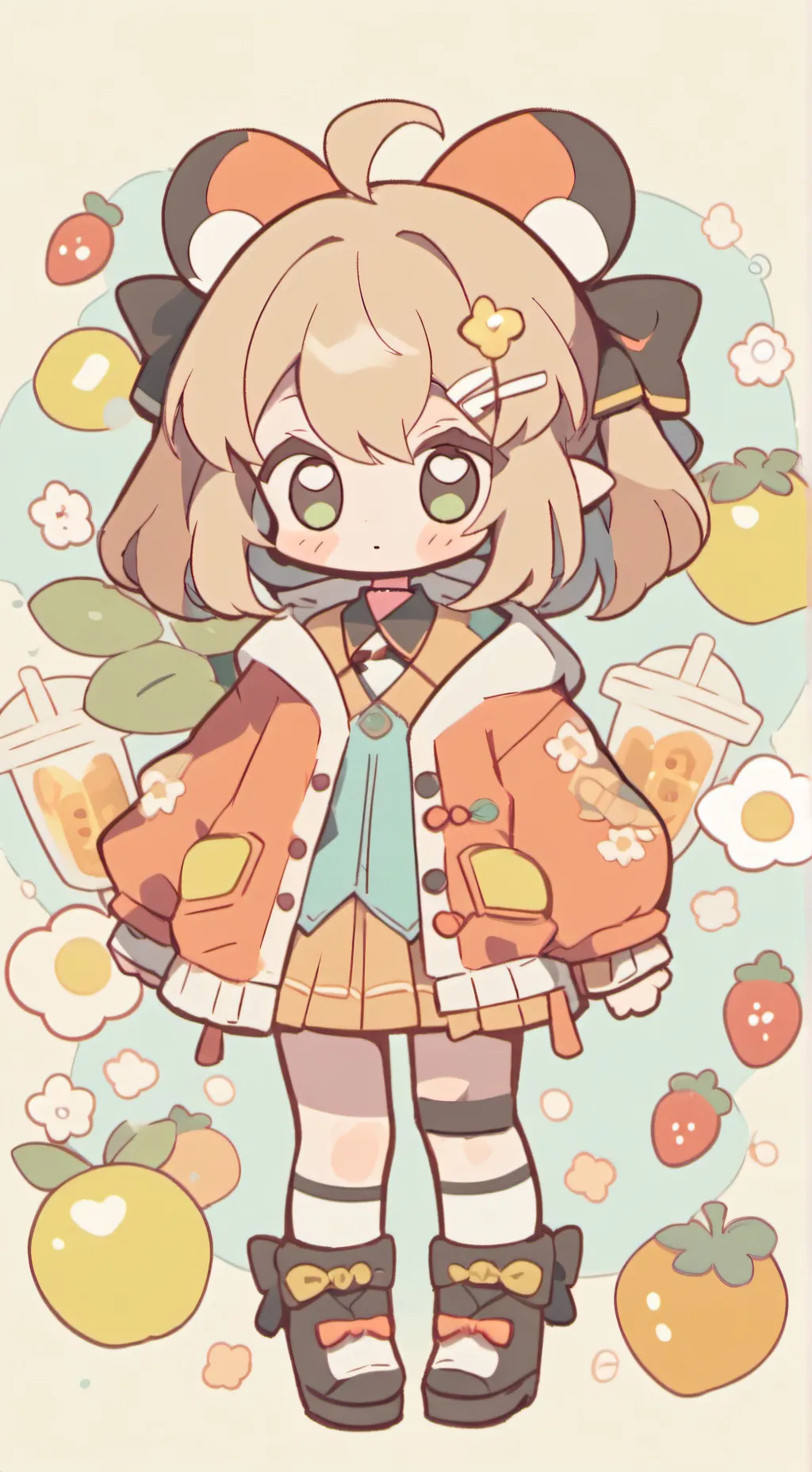 ai character: bakugou background