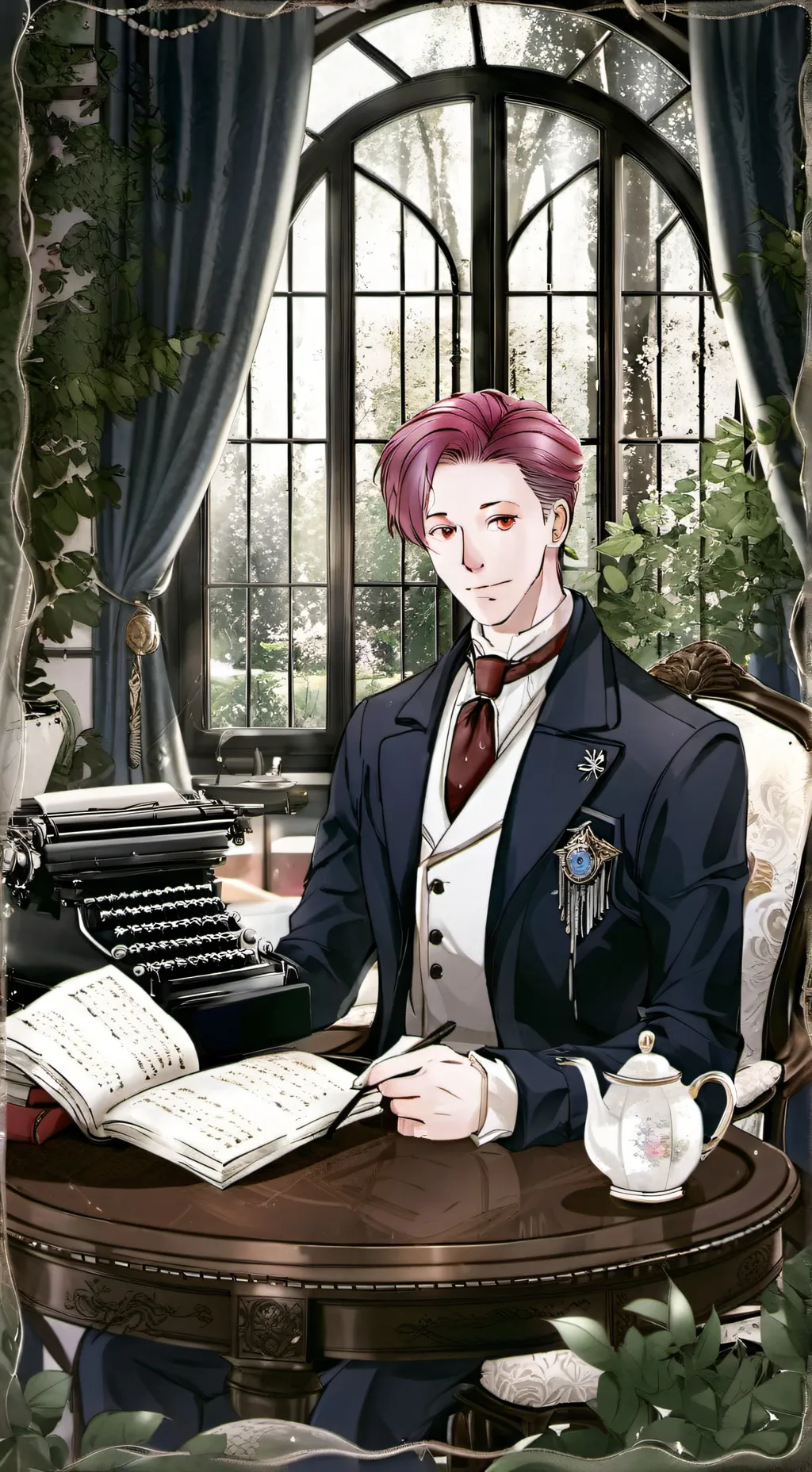 ai character: British man background