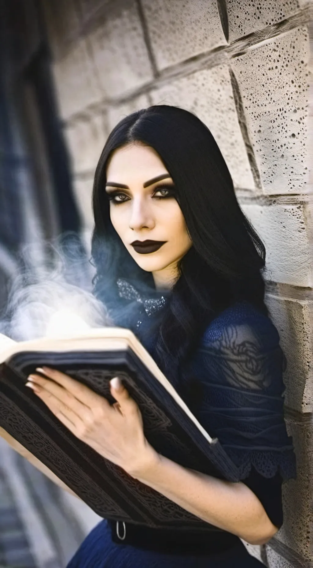 ai character: The Gothic Woman background