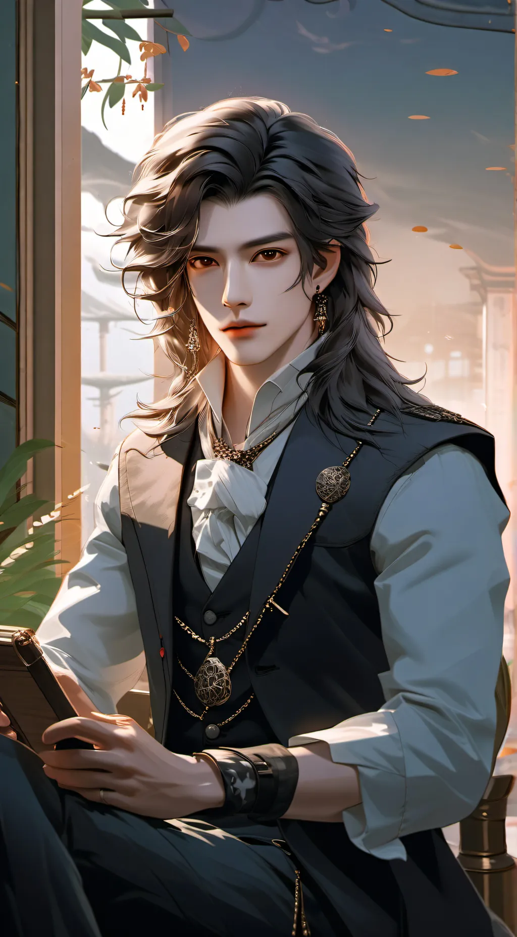 ai character: leo  background