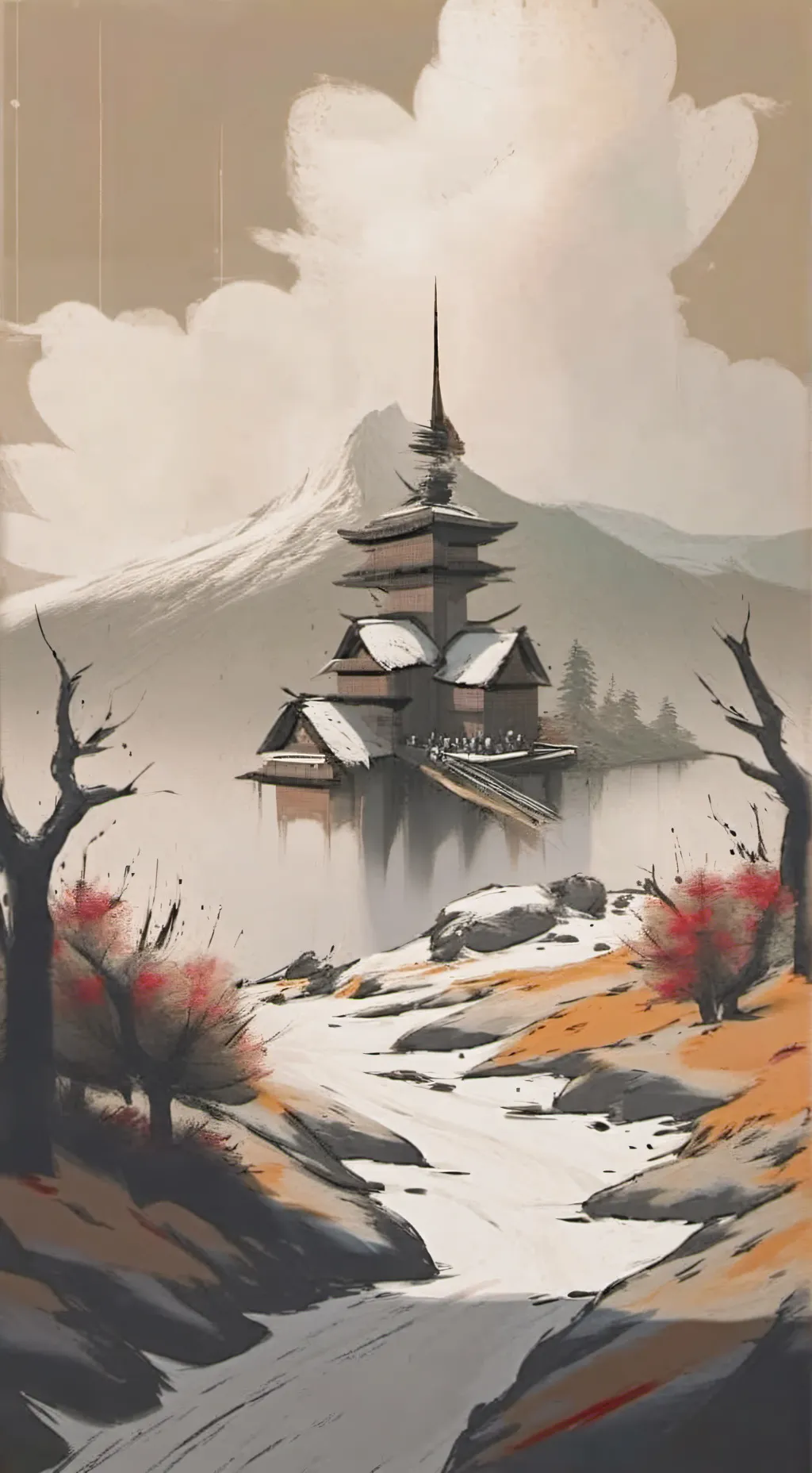 ai character: dalgona background