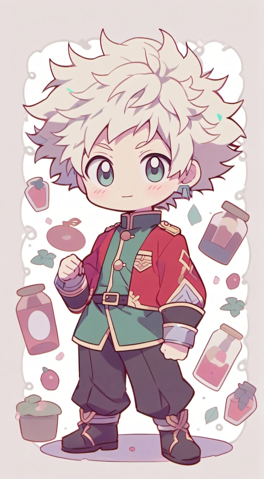 ai character: mha war background