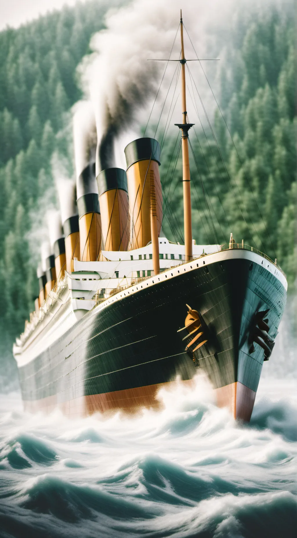 ai character: titanic background