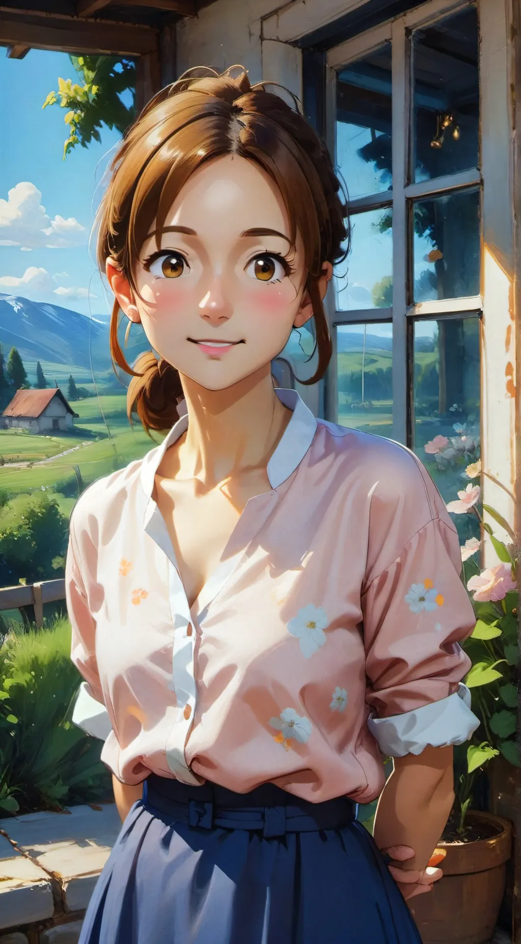 ai character: Delia Ketchum background