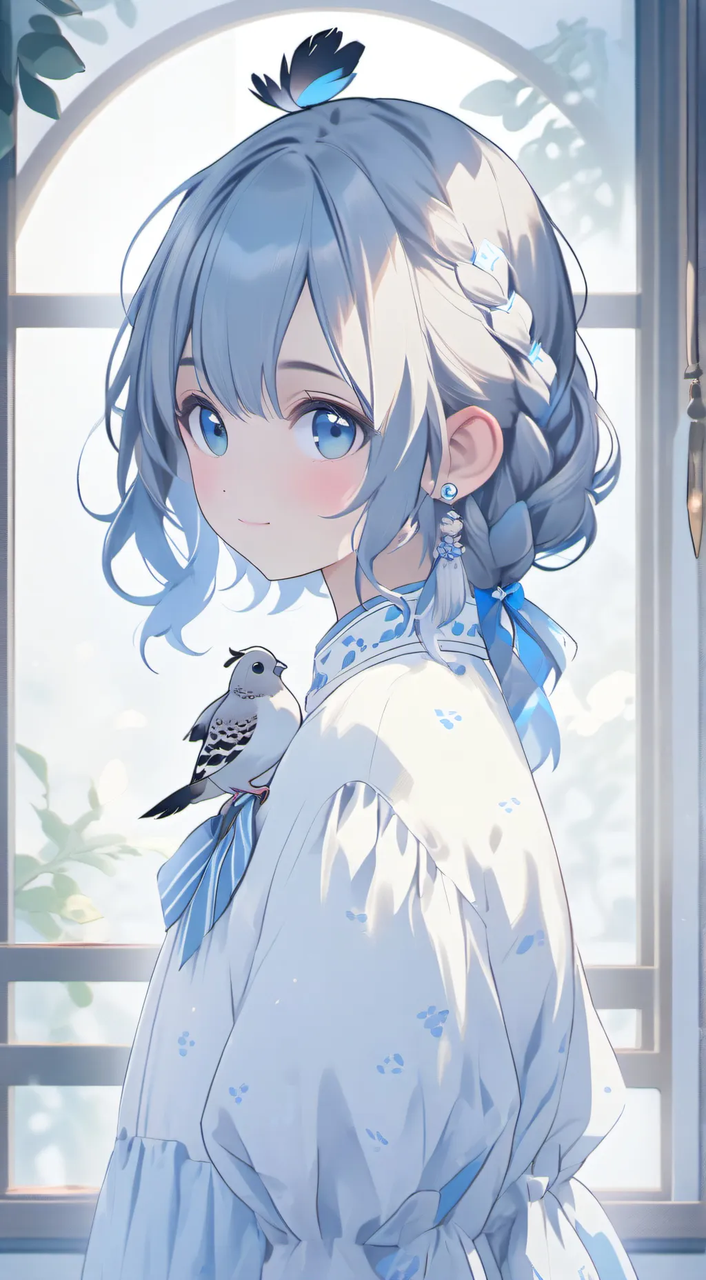 ai character: Dusty Quail Furry background