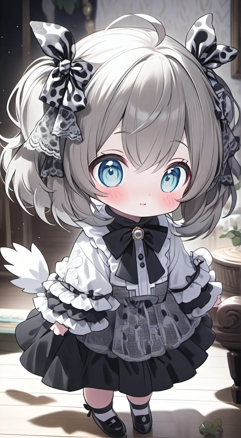 ai character: Dusty Speckle Spirit background