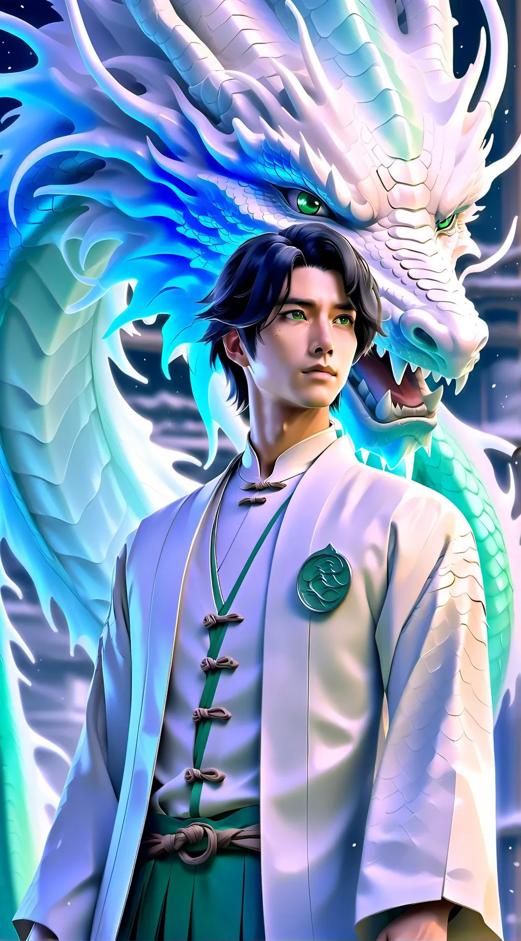 ai character: Haku background