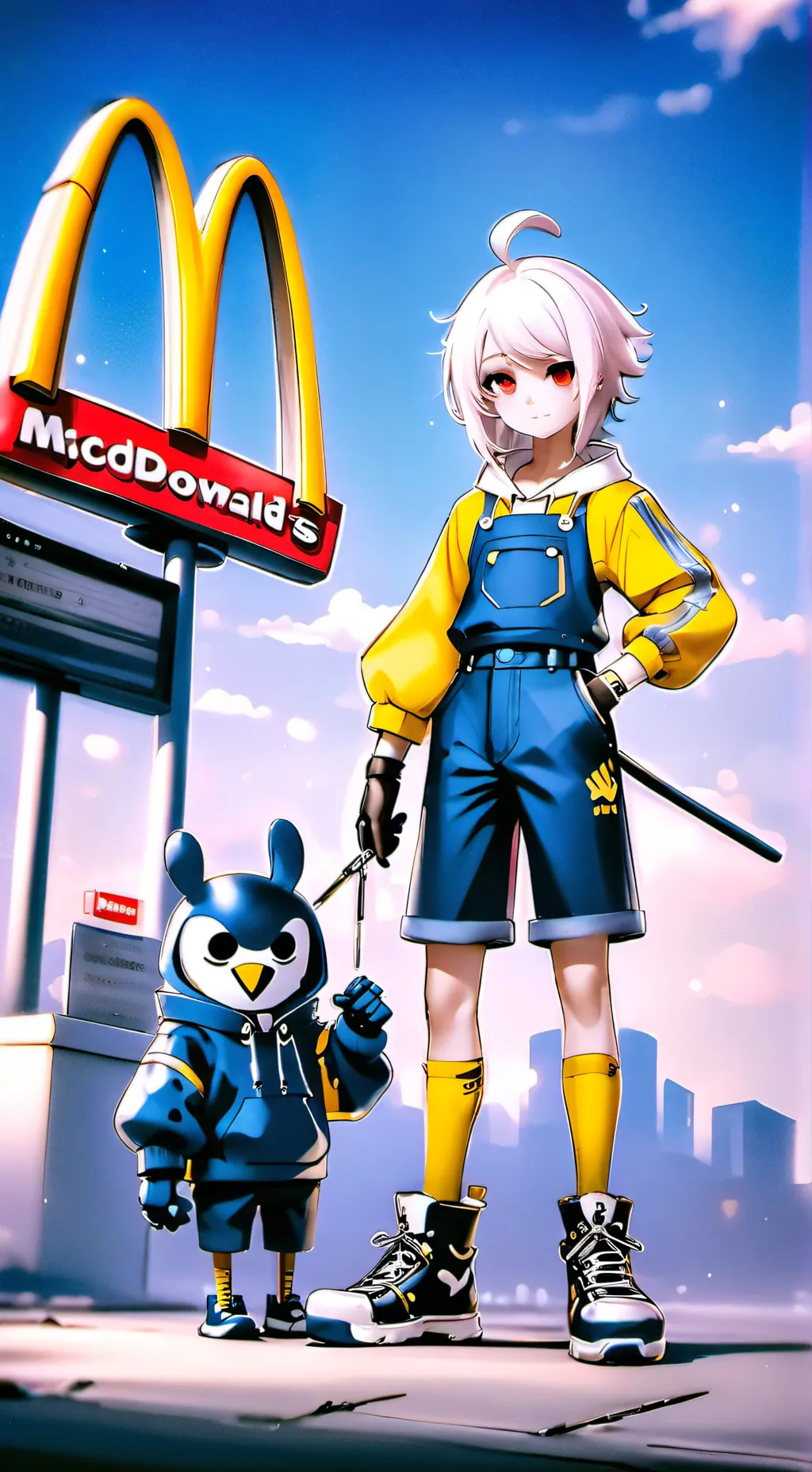 ai character: Ut at Macca’s background