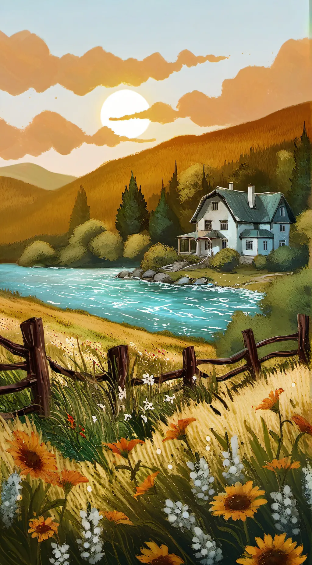 ai character: MD kisses  background