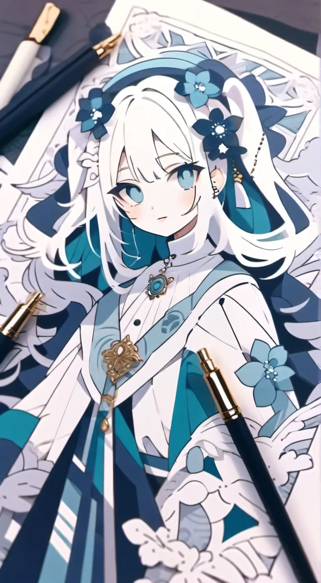 ai character: élodie background