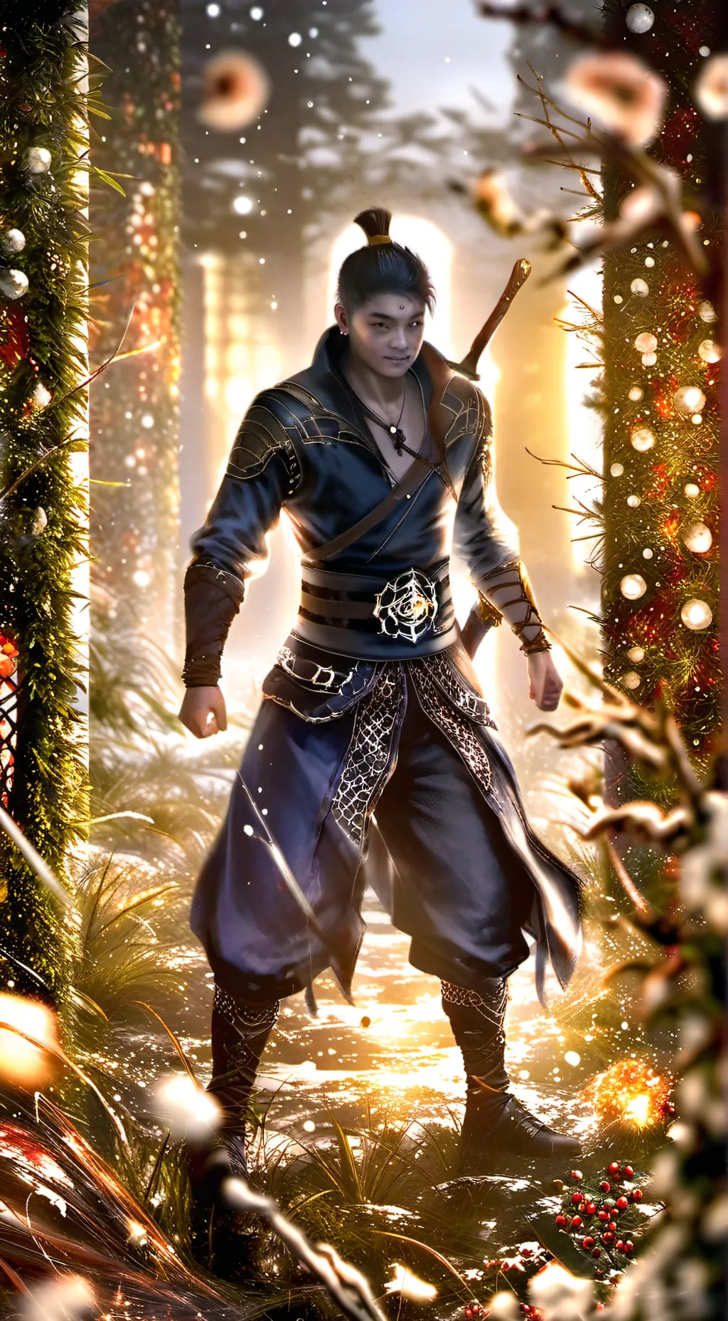 ai character: Ирука background