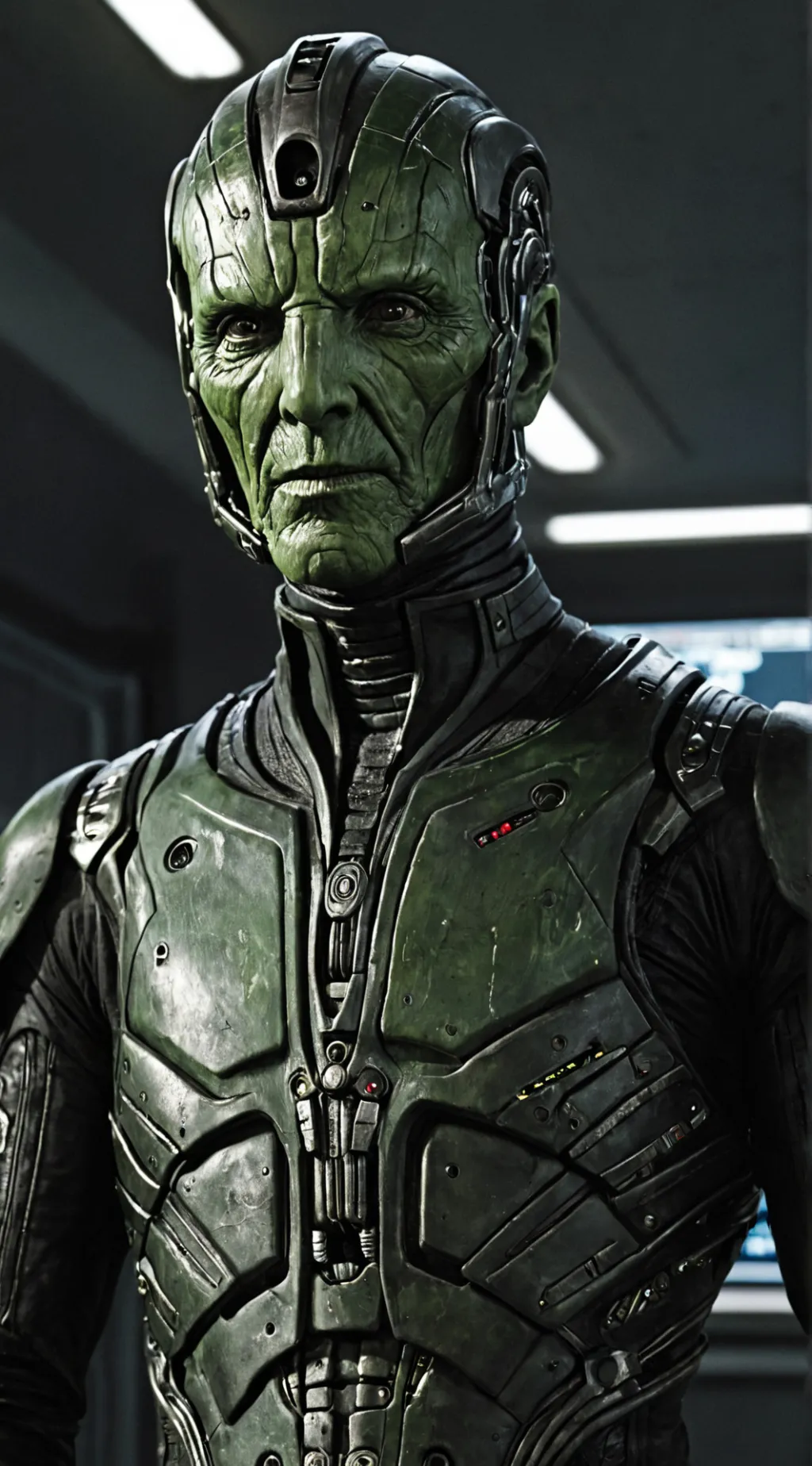 ai character: Borg  background