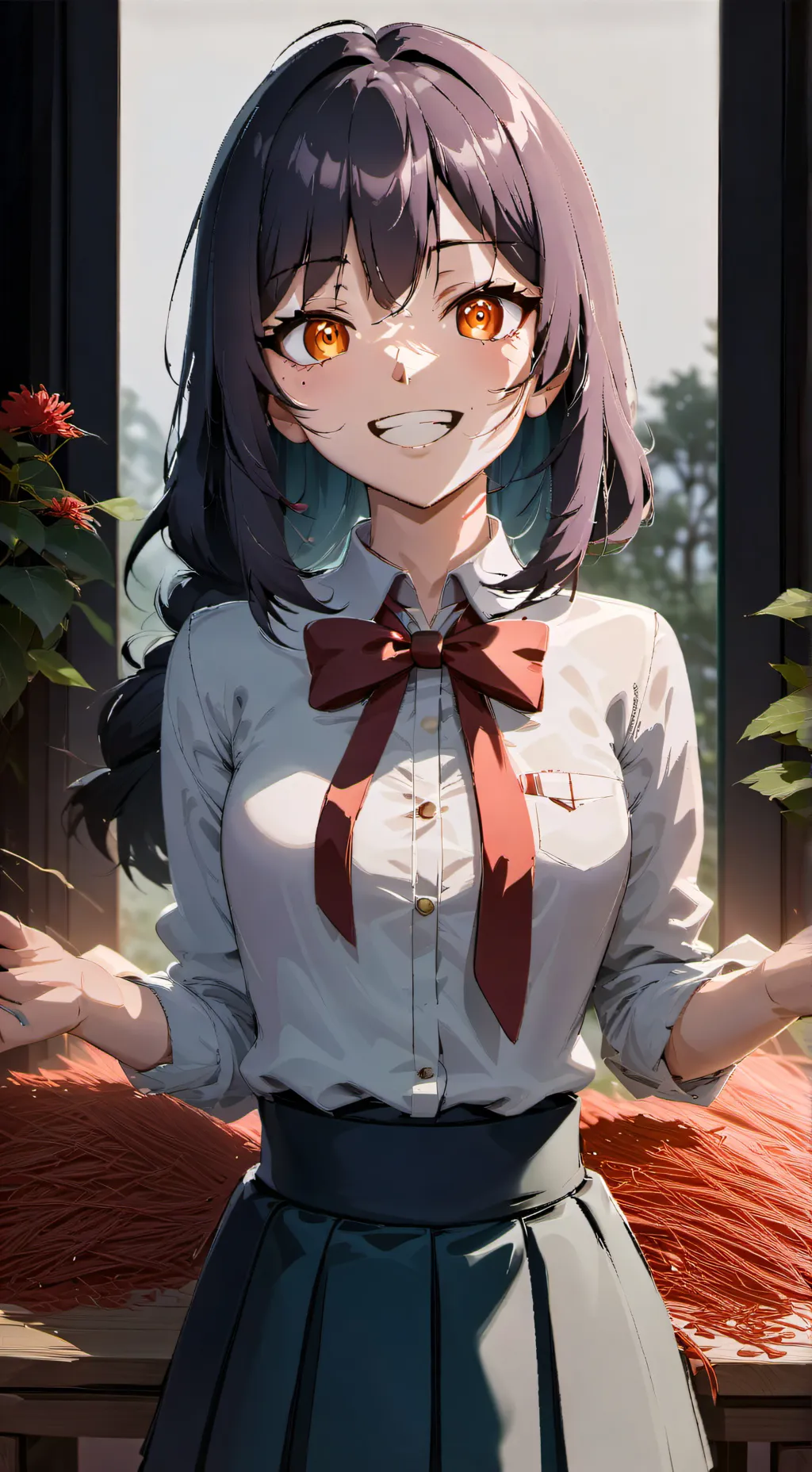 ai character: Sora Jigōku background