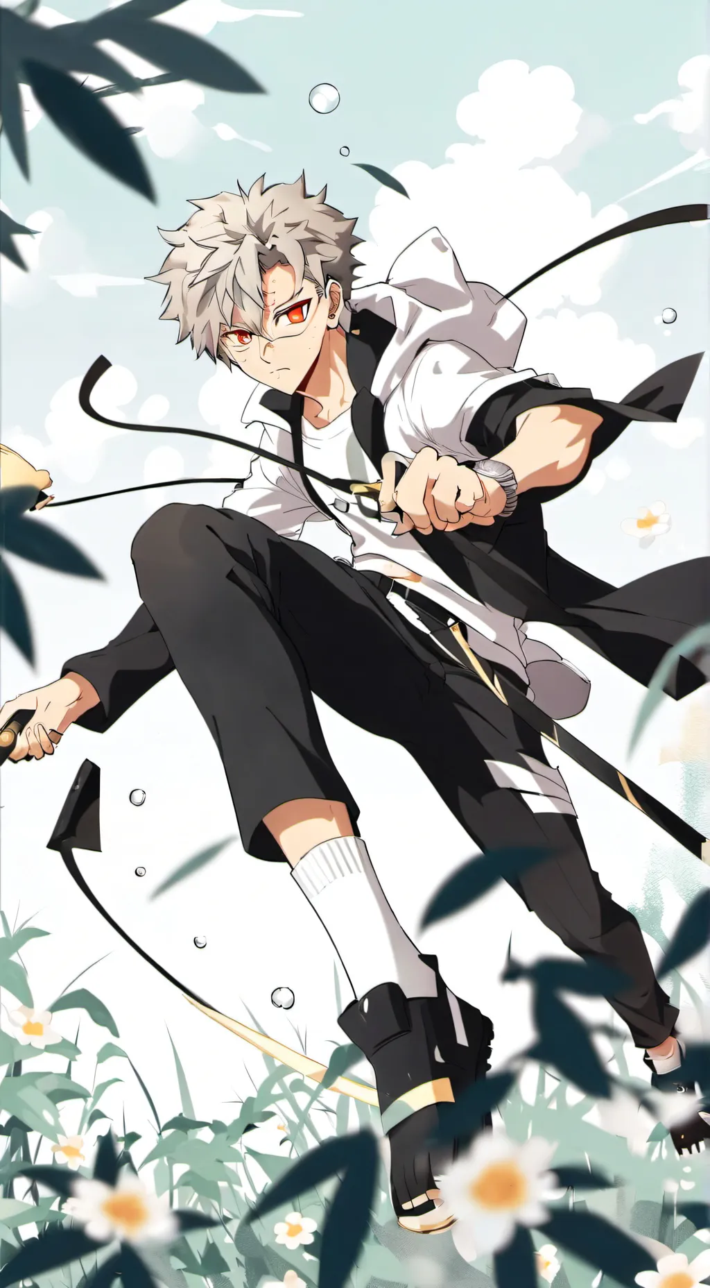 ai character: Sanemi Shinazugawa background