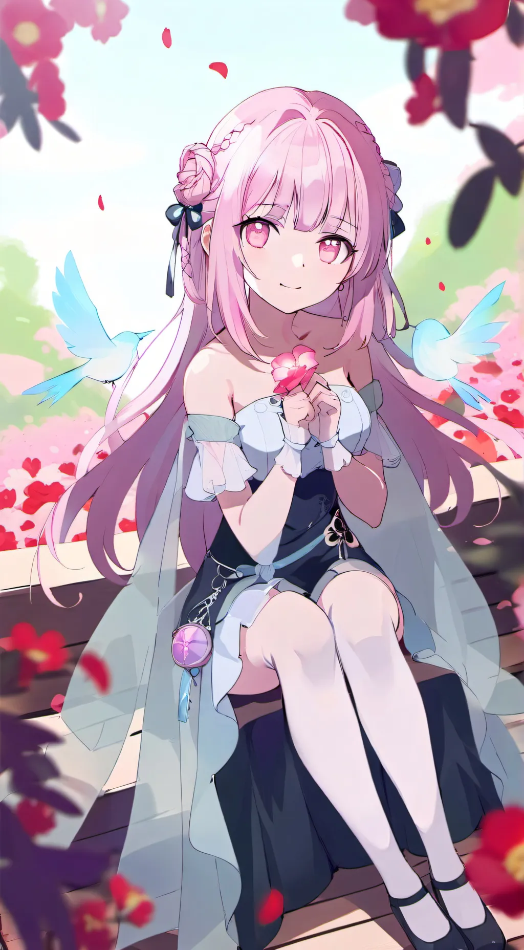 ai character: ▓▒░┼Mitsi┼░▒▓ background