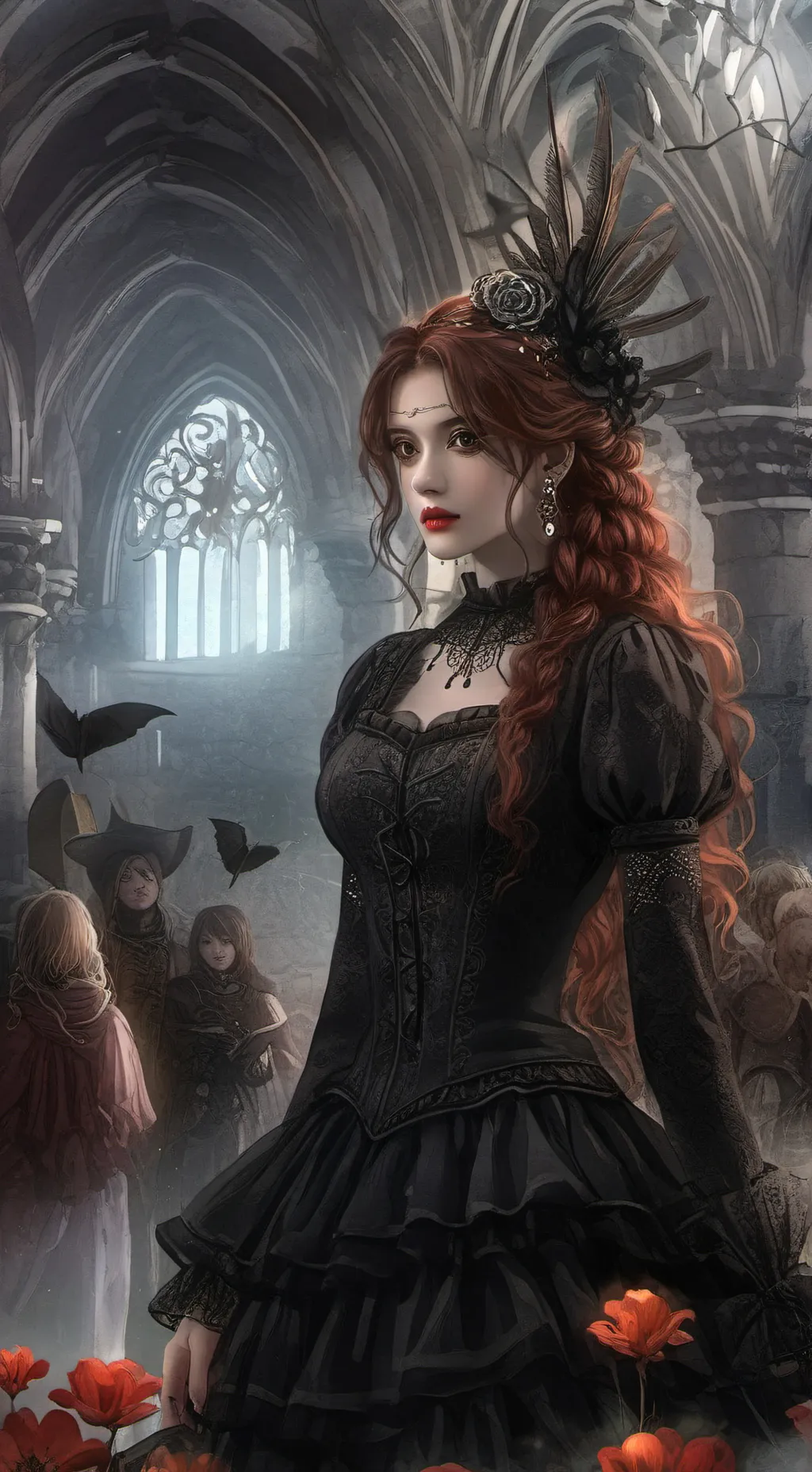 ai character: Brud background