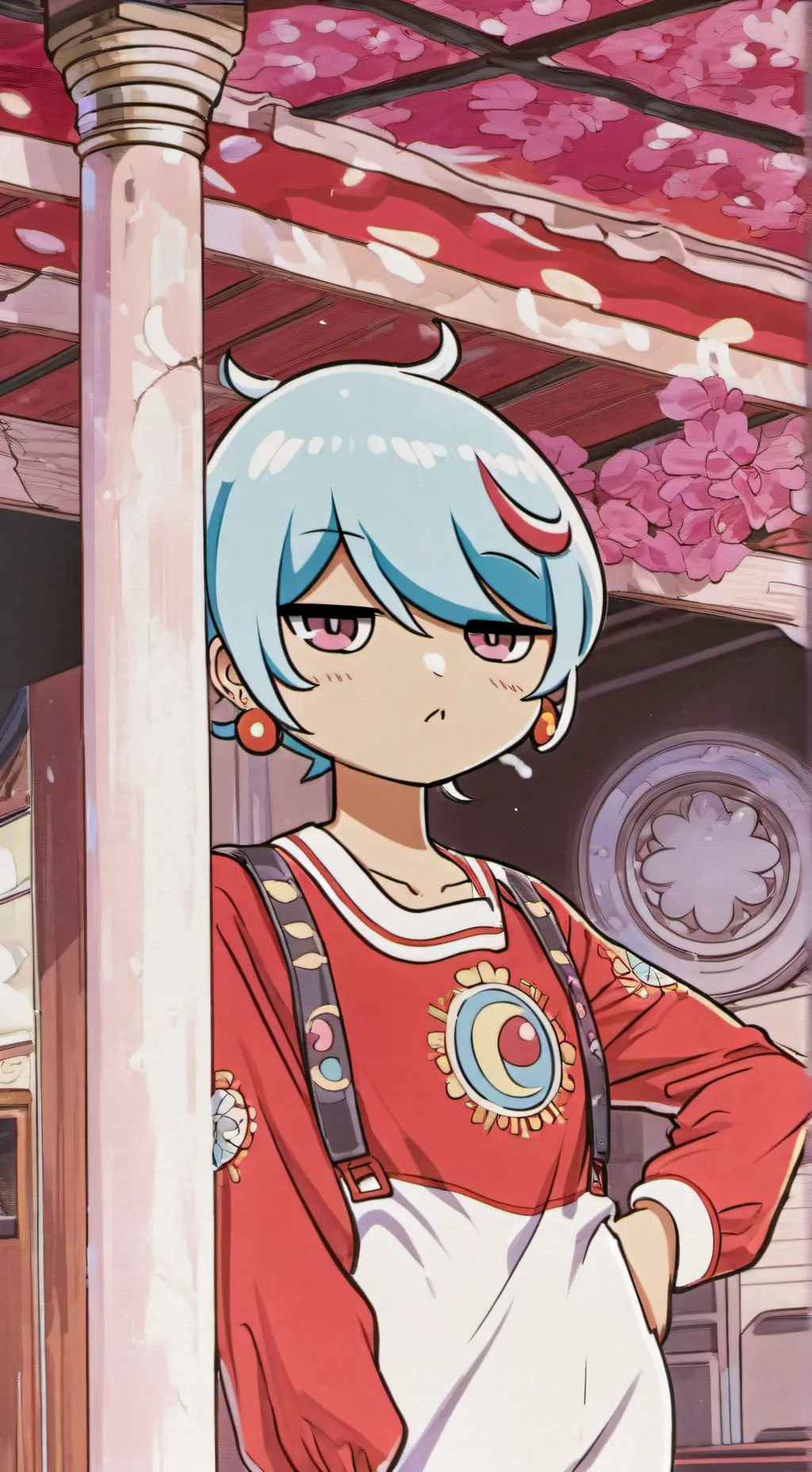 ai character: Dino y Miako (tu) background