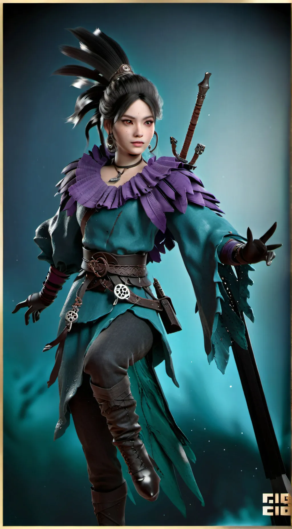 ai character: celeste background