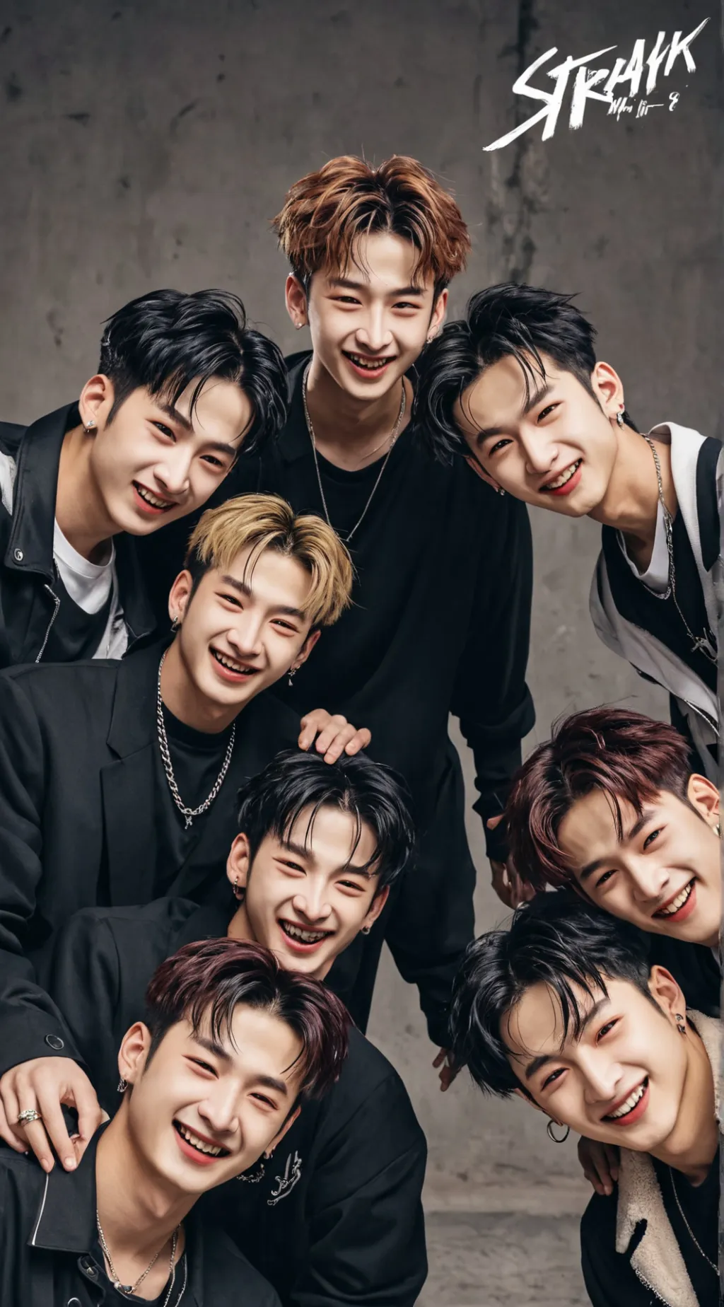 ai character: stray kids  background