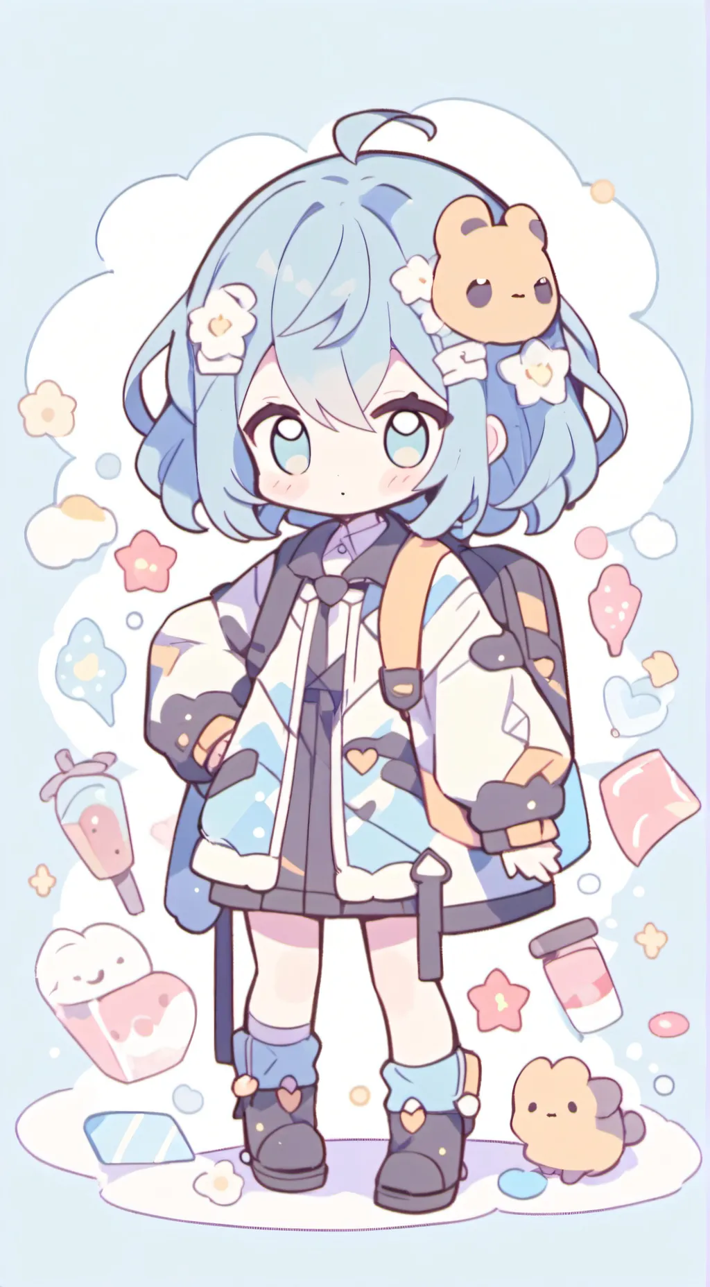 ai character: dandys world 🇪🇸♥️ background