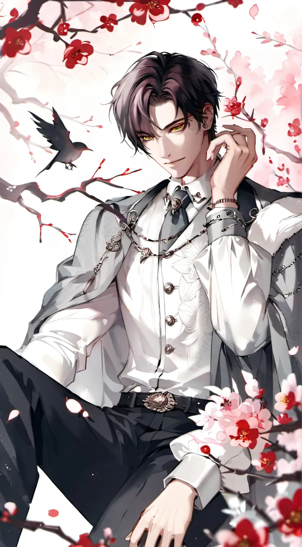 ai character: 🫦Xavier💢 background