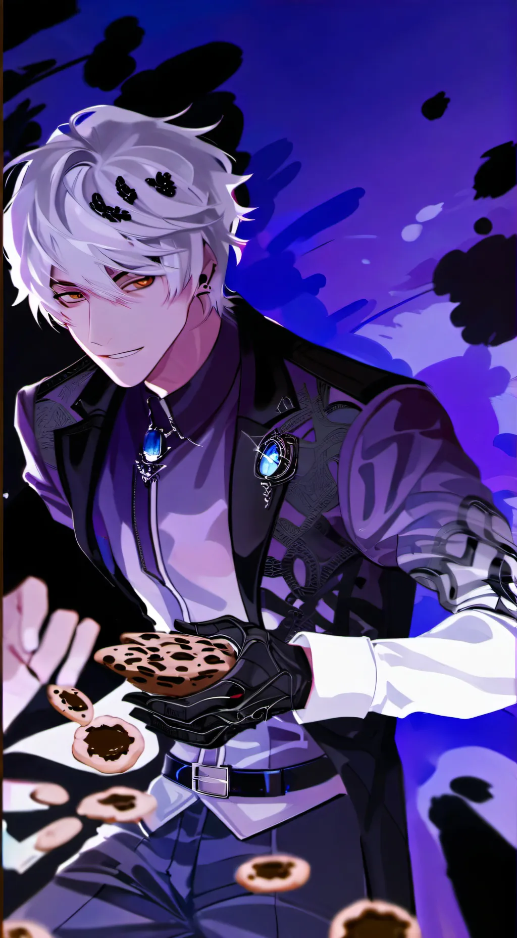 ai character: BLACK SAPPHIRE COO background