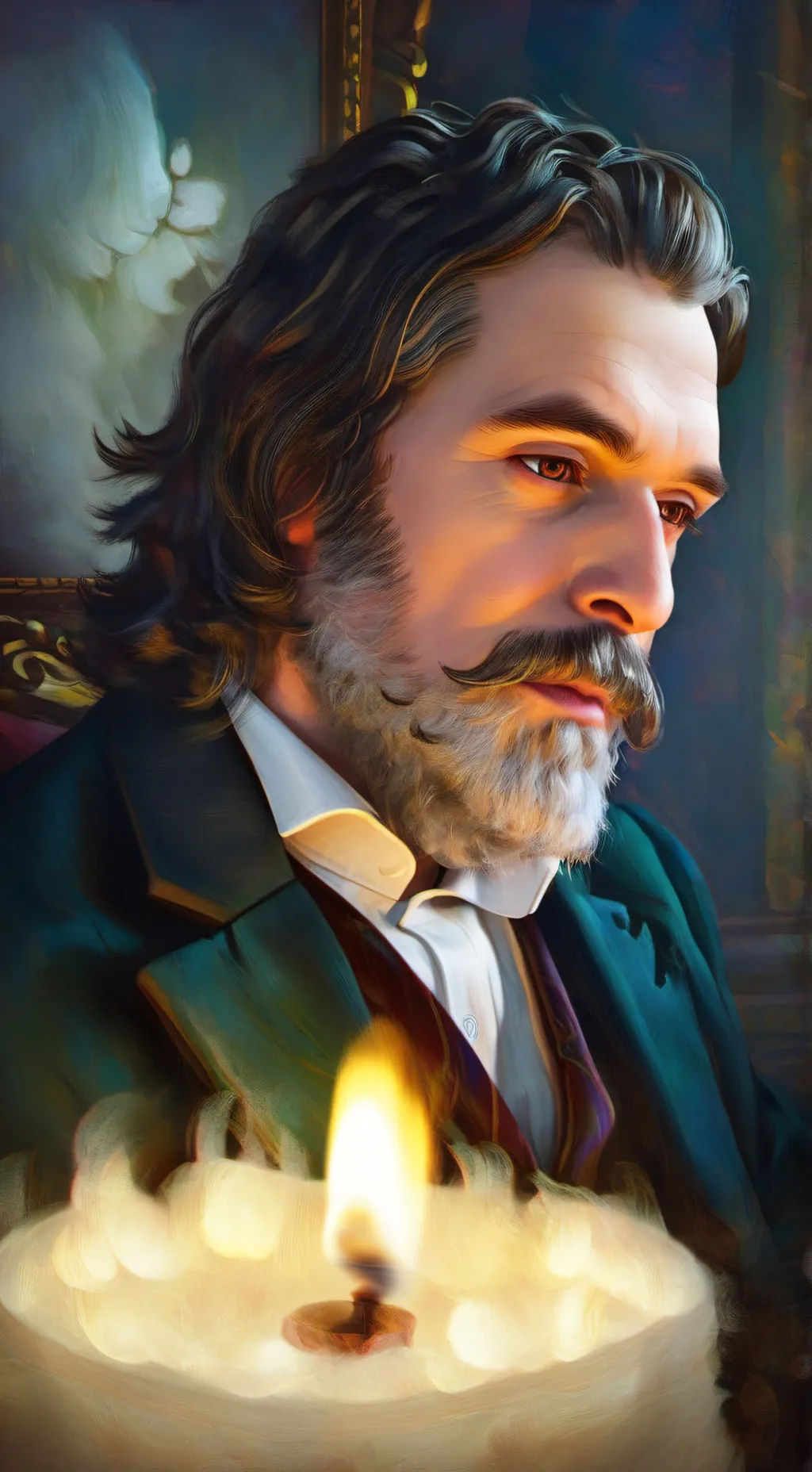 ai character: A Friend in Need background