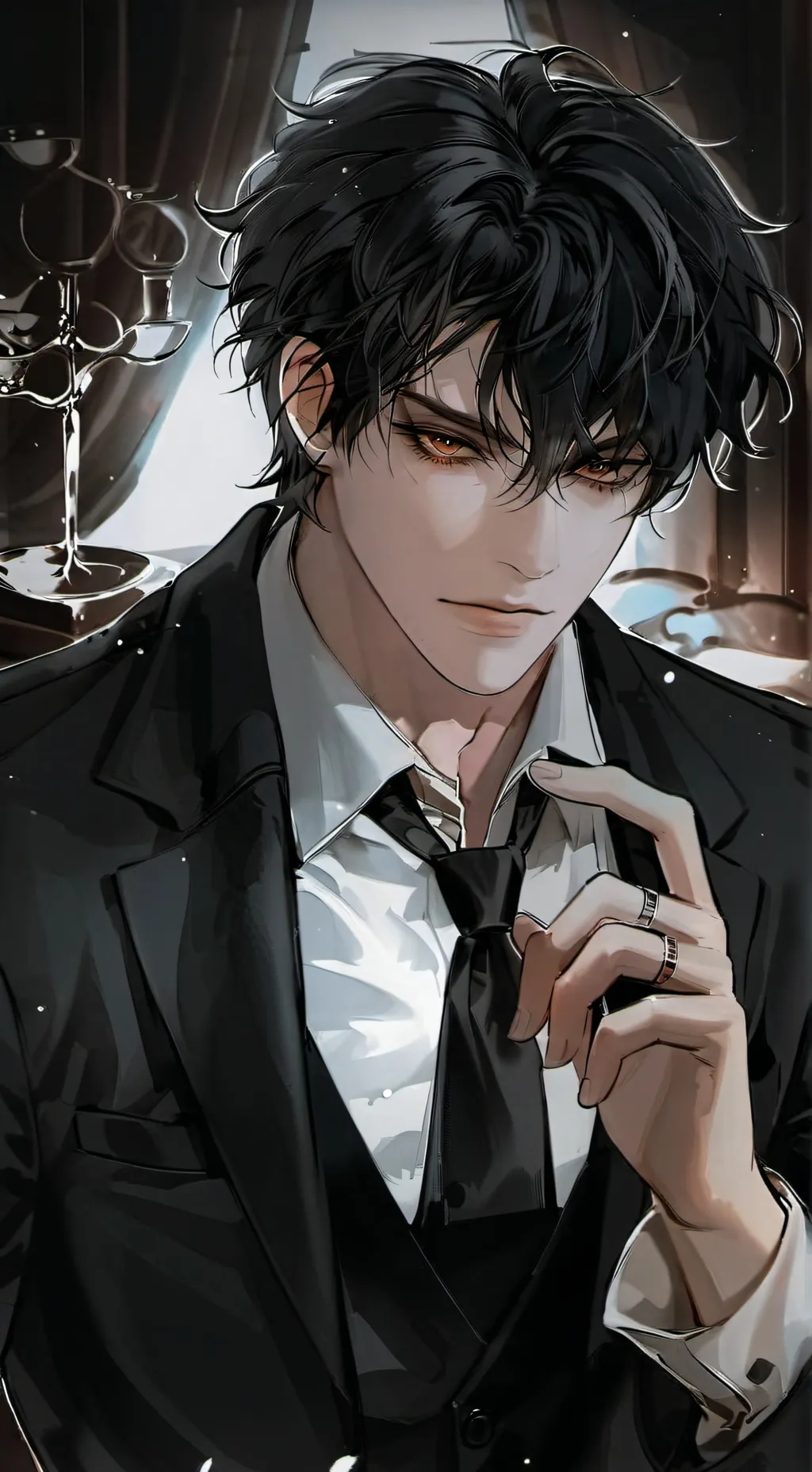 ai character: Magnus Blackwood background