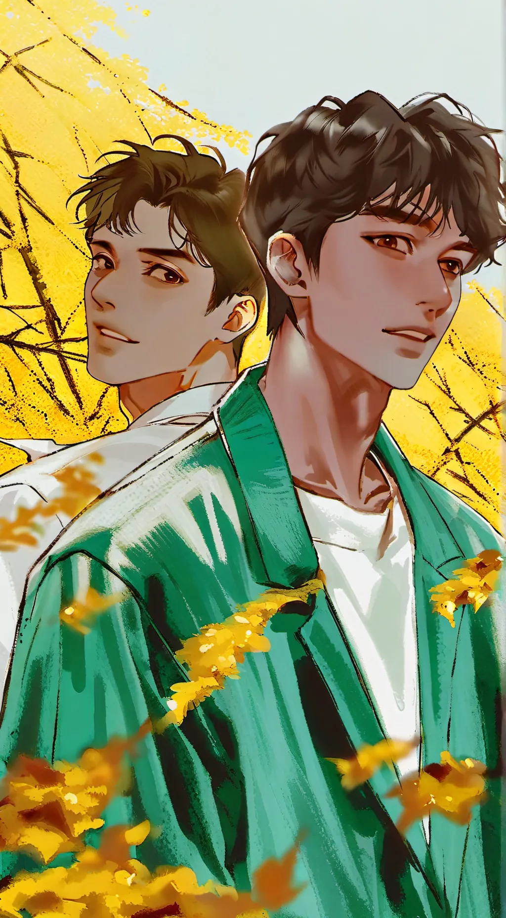 ai character: In-ho and Gi-hun 👅 background