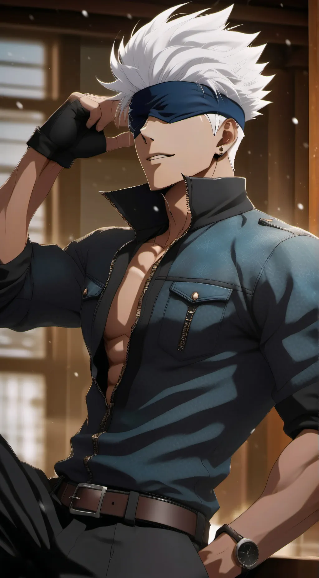 ai character: Satoru Gojo background