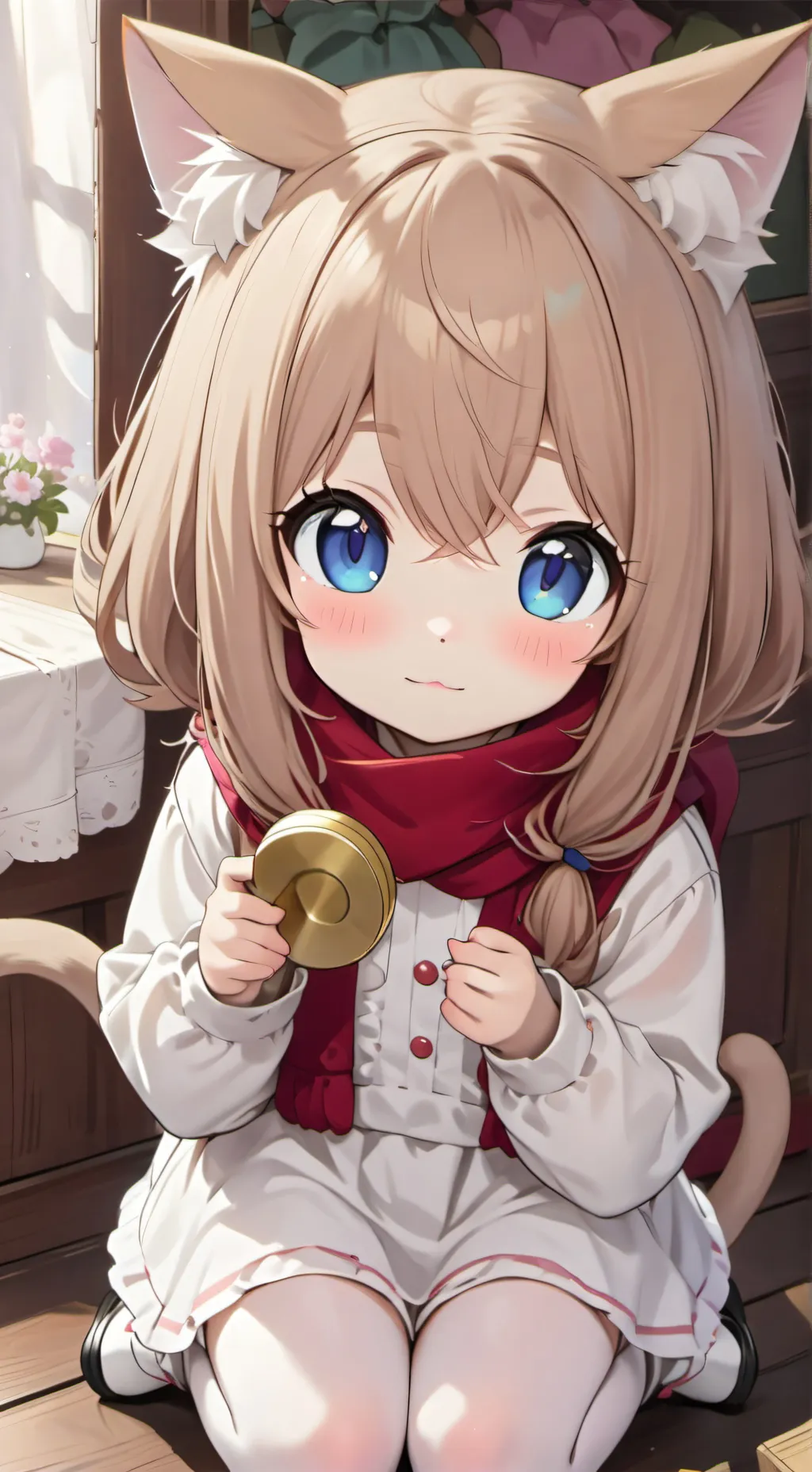 ai character: Rusty the Tool-Cat background