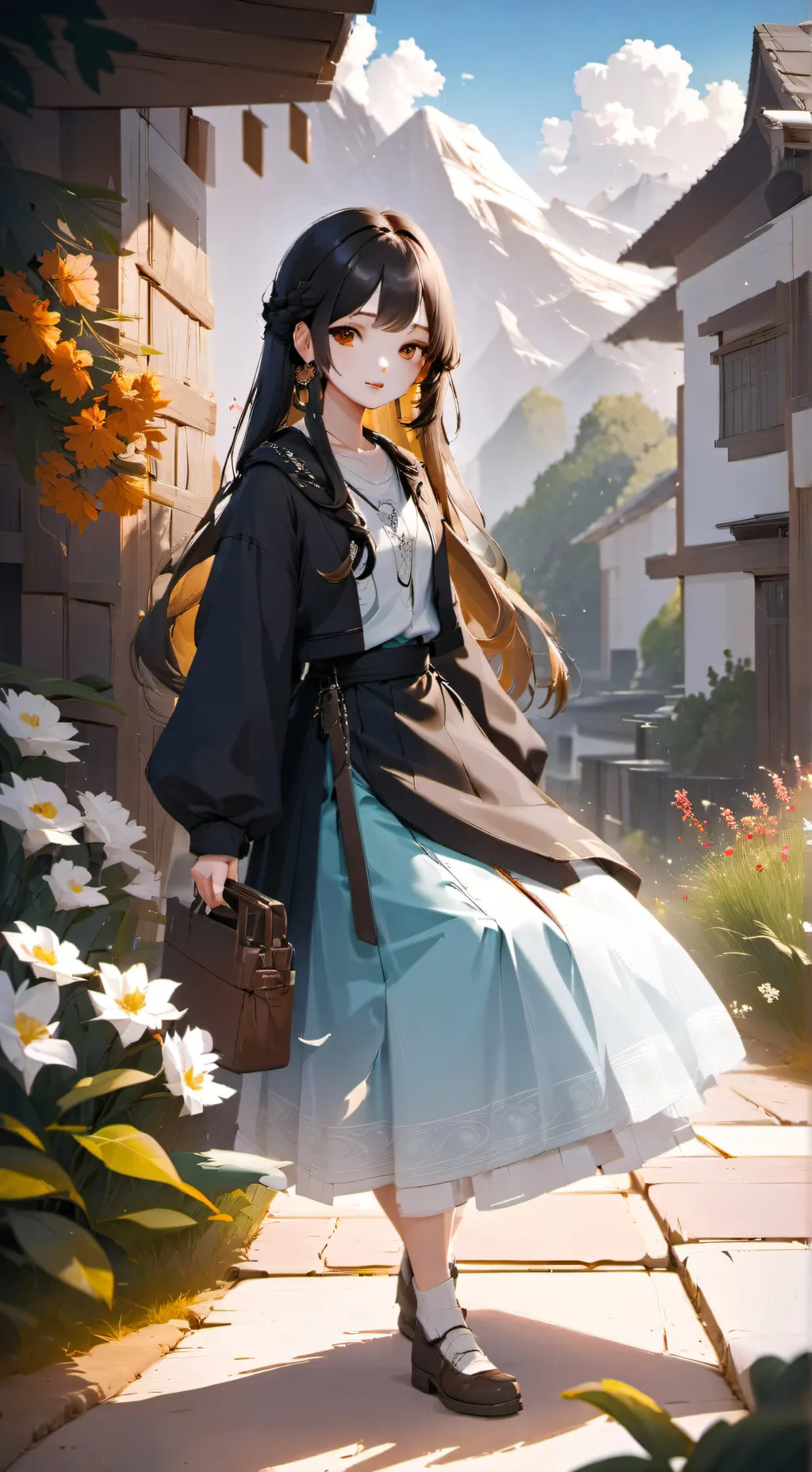 ai character: Focus background