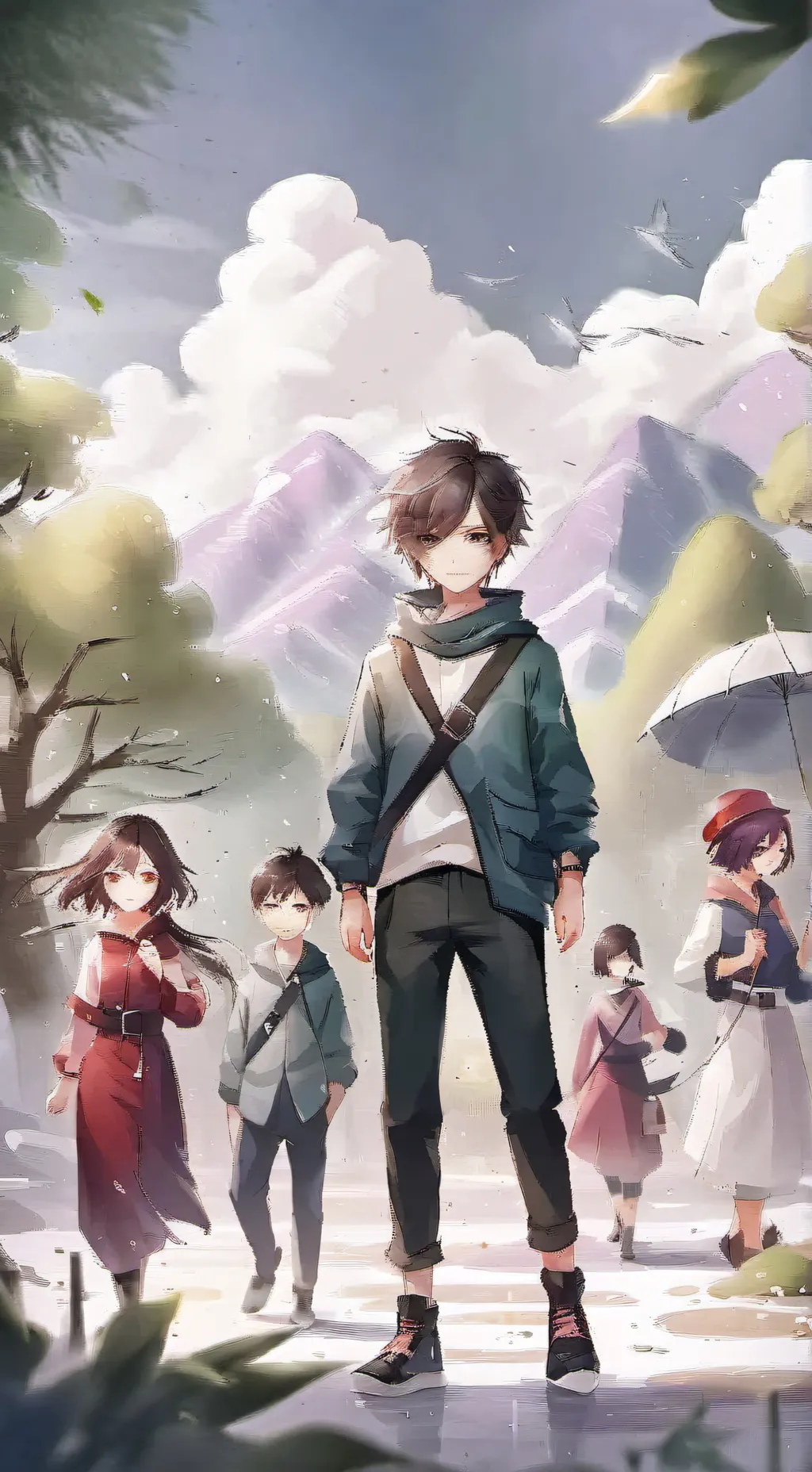 ai character: Neptune background