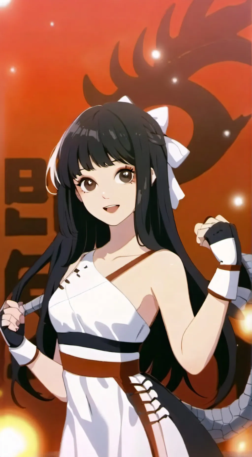 ai character: Marcia  background