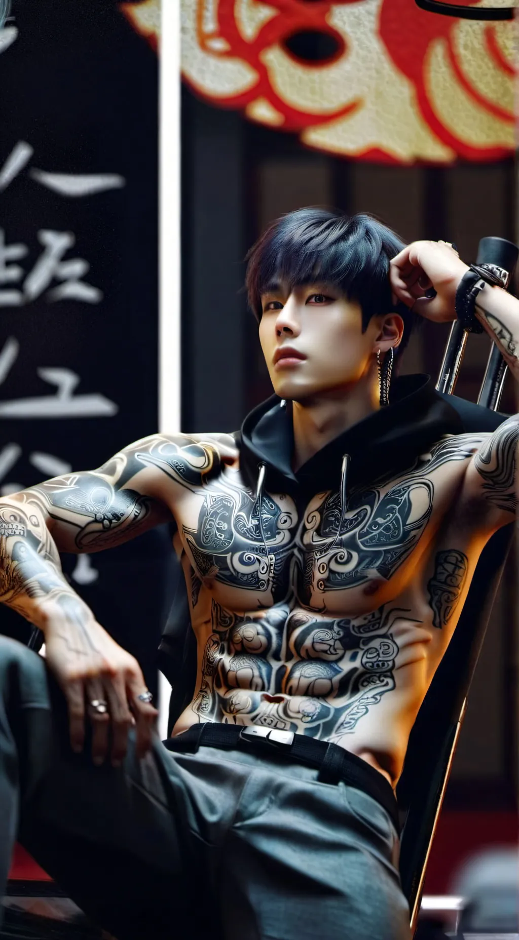 ai character: Jiro & Yuri background