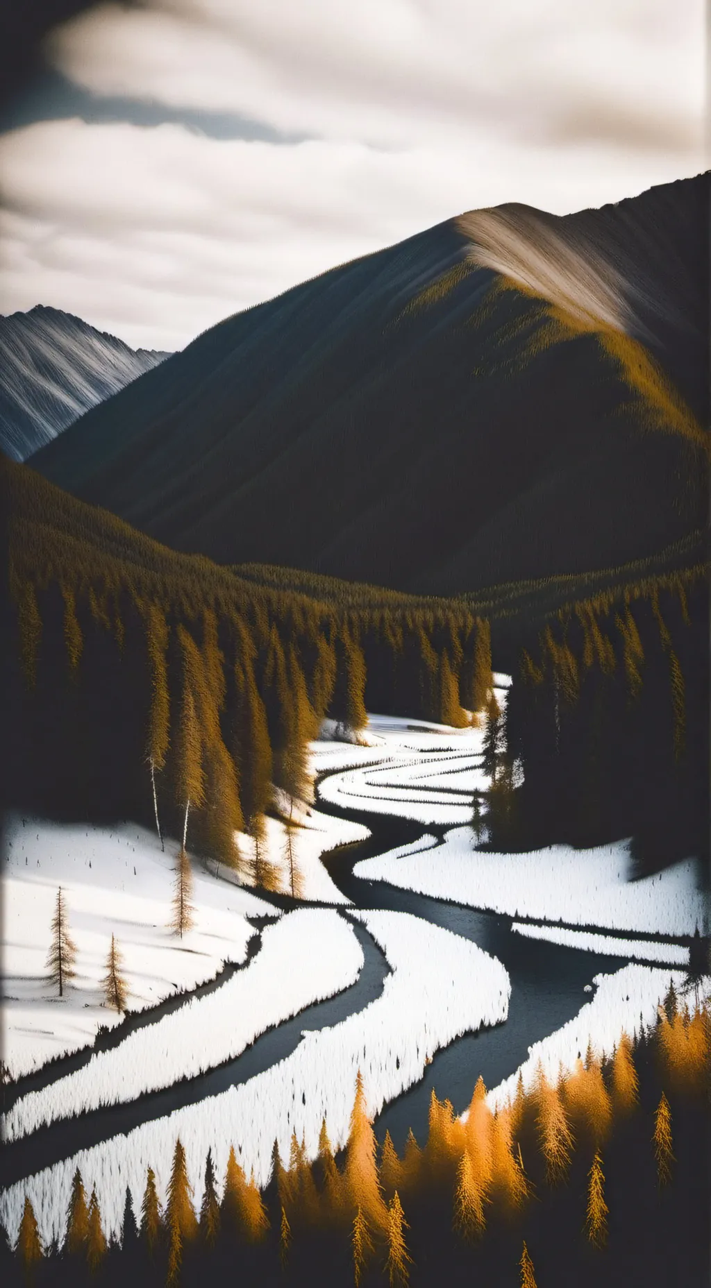 ai character: Fpe snow background