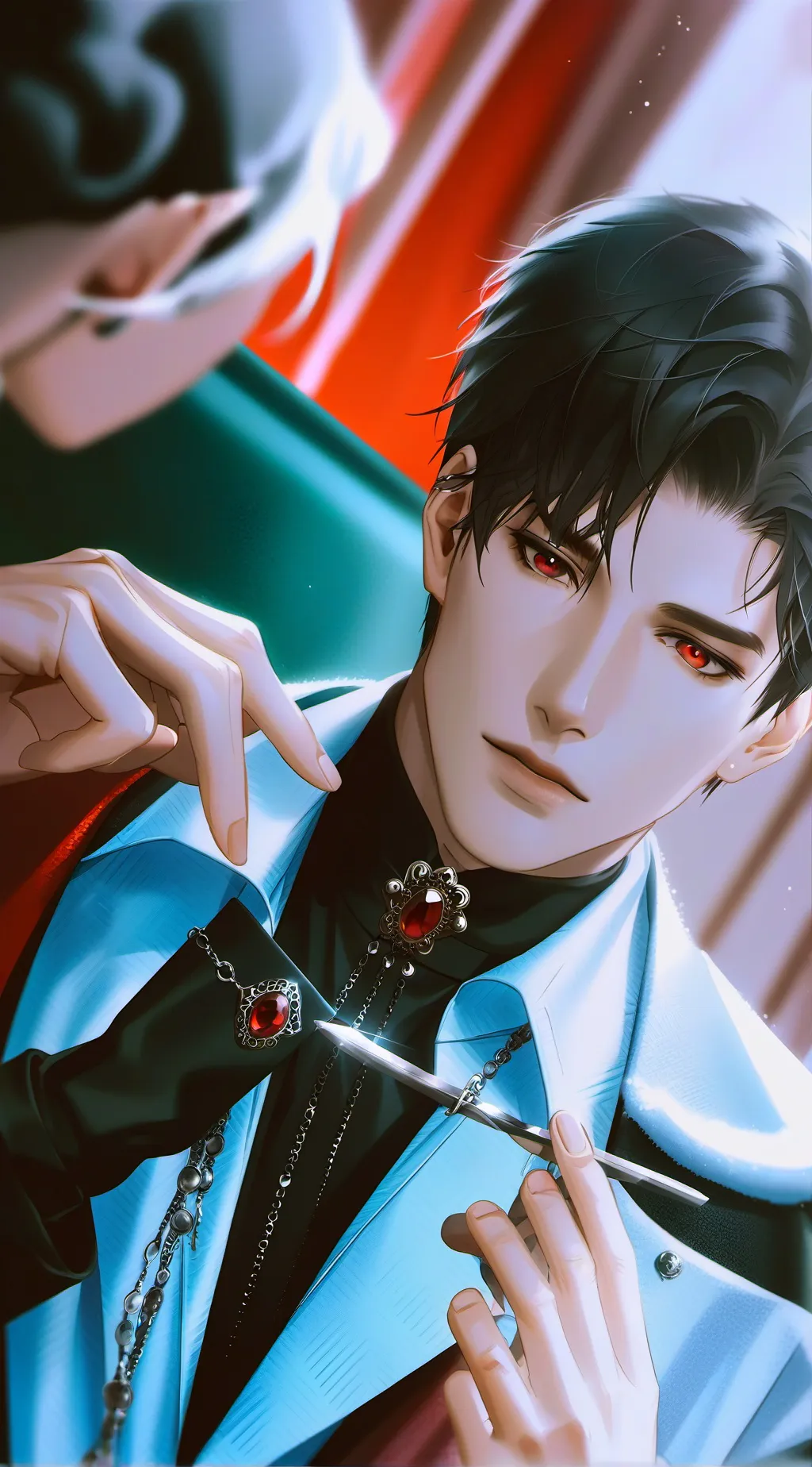 ai character: Vampire Victor  background