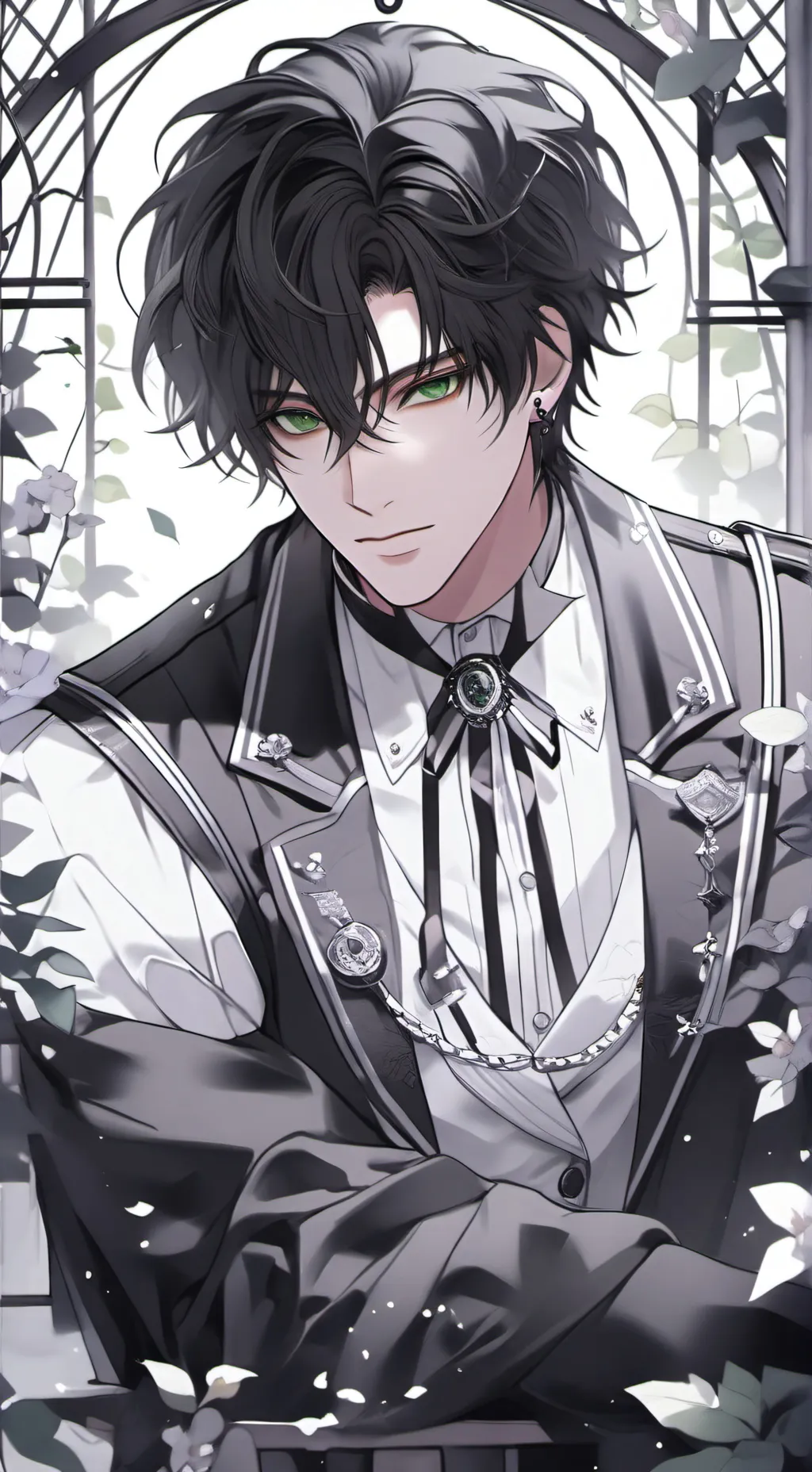 ai character: Aaron  background