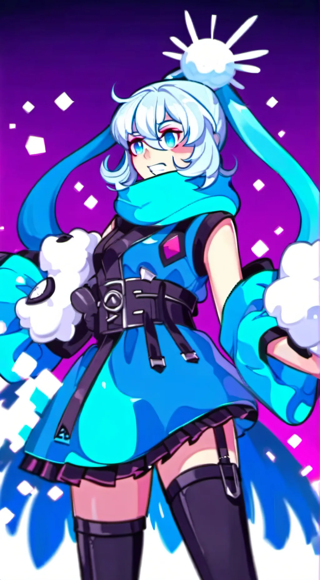 ai character: fruta gas background